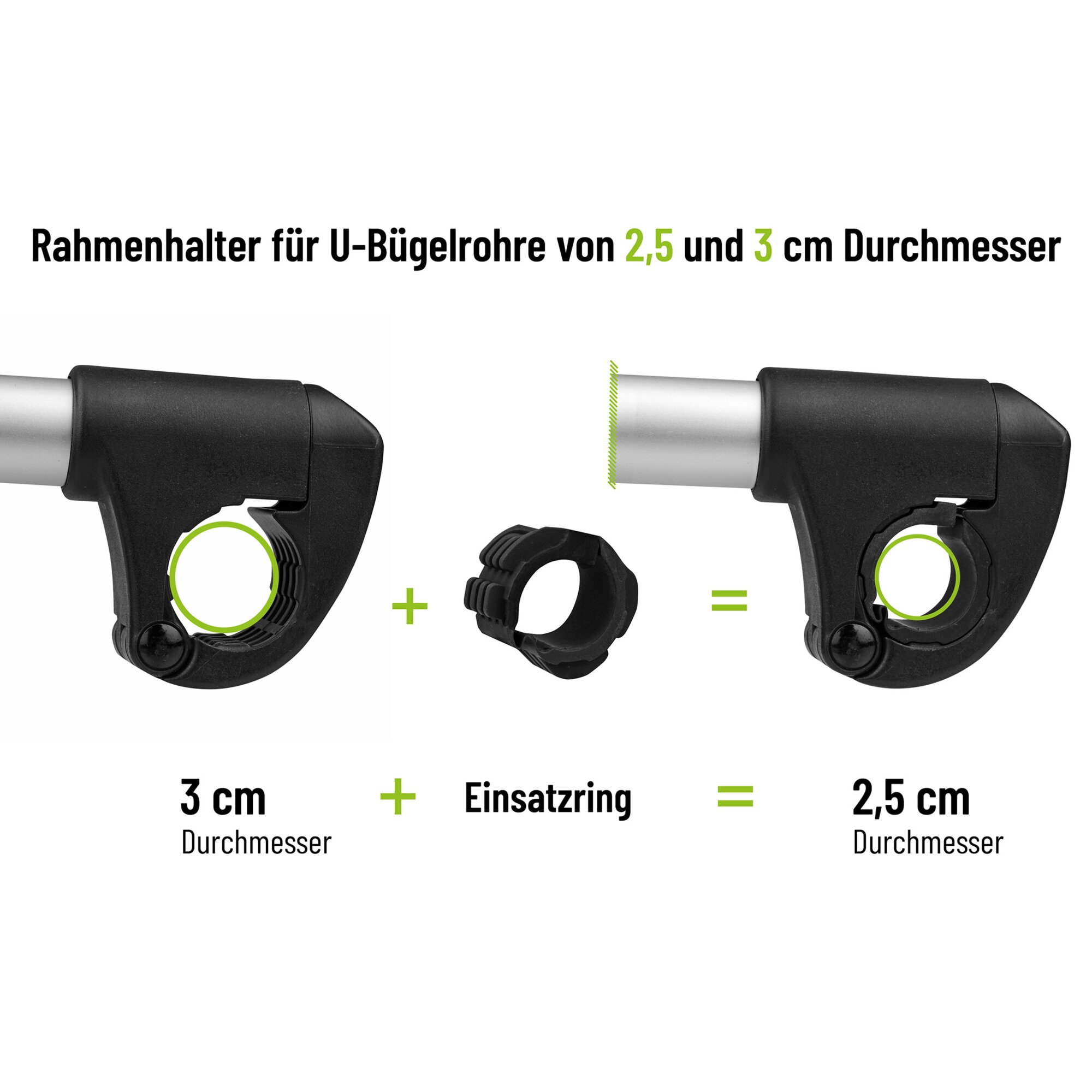 Befestigungskralle mit Strap, 27 cm