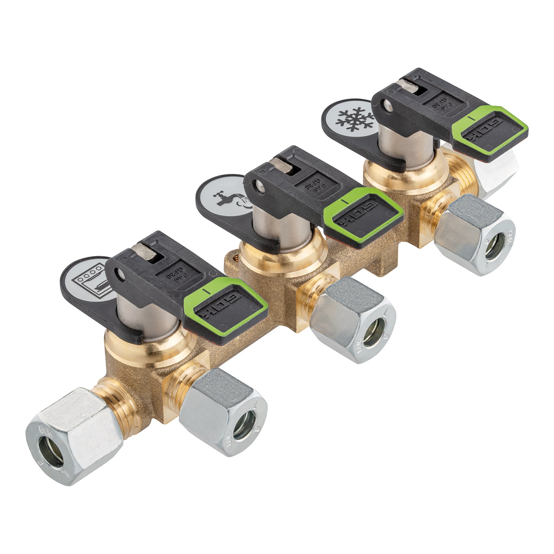 Verteilerblock KSV-AB3 lang, ø 10 mm