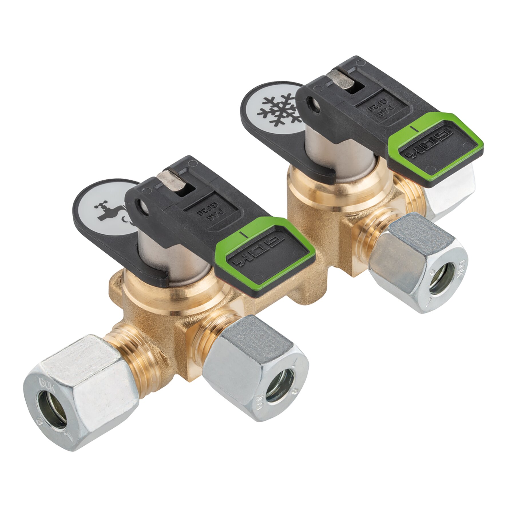 Verteilerblock KSV-AB2 lang, ø 10 mm