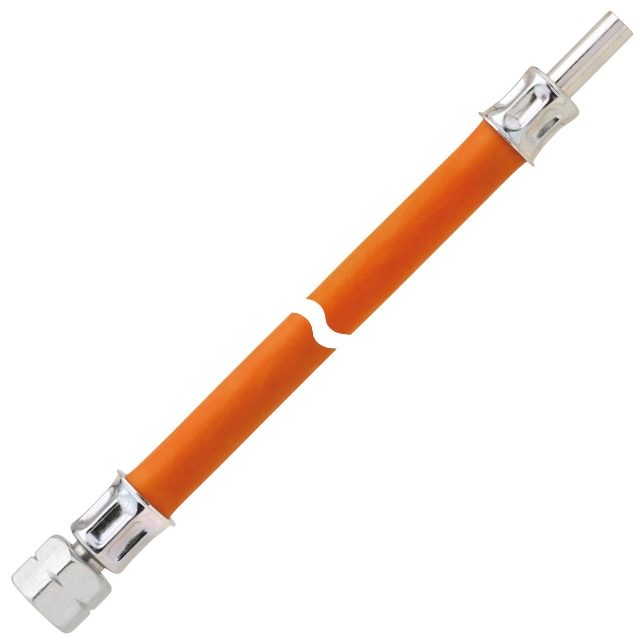 Gas-Mitteldruckschlauchleitung 10 bar G 1/4 LH-ÜM x RST 8 x 400 SV