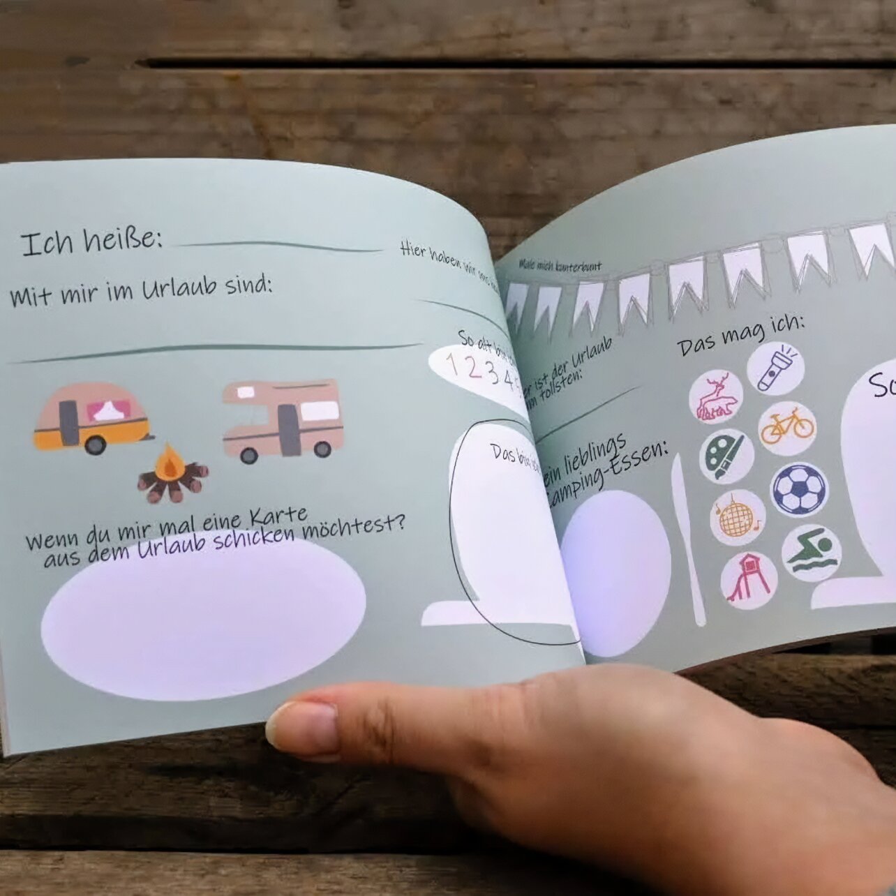 Freundebuch Meine Camper-Freunde Kids Edition
