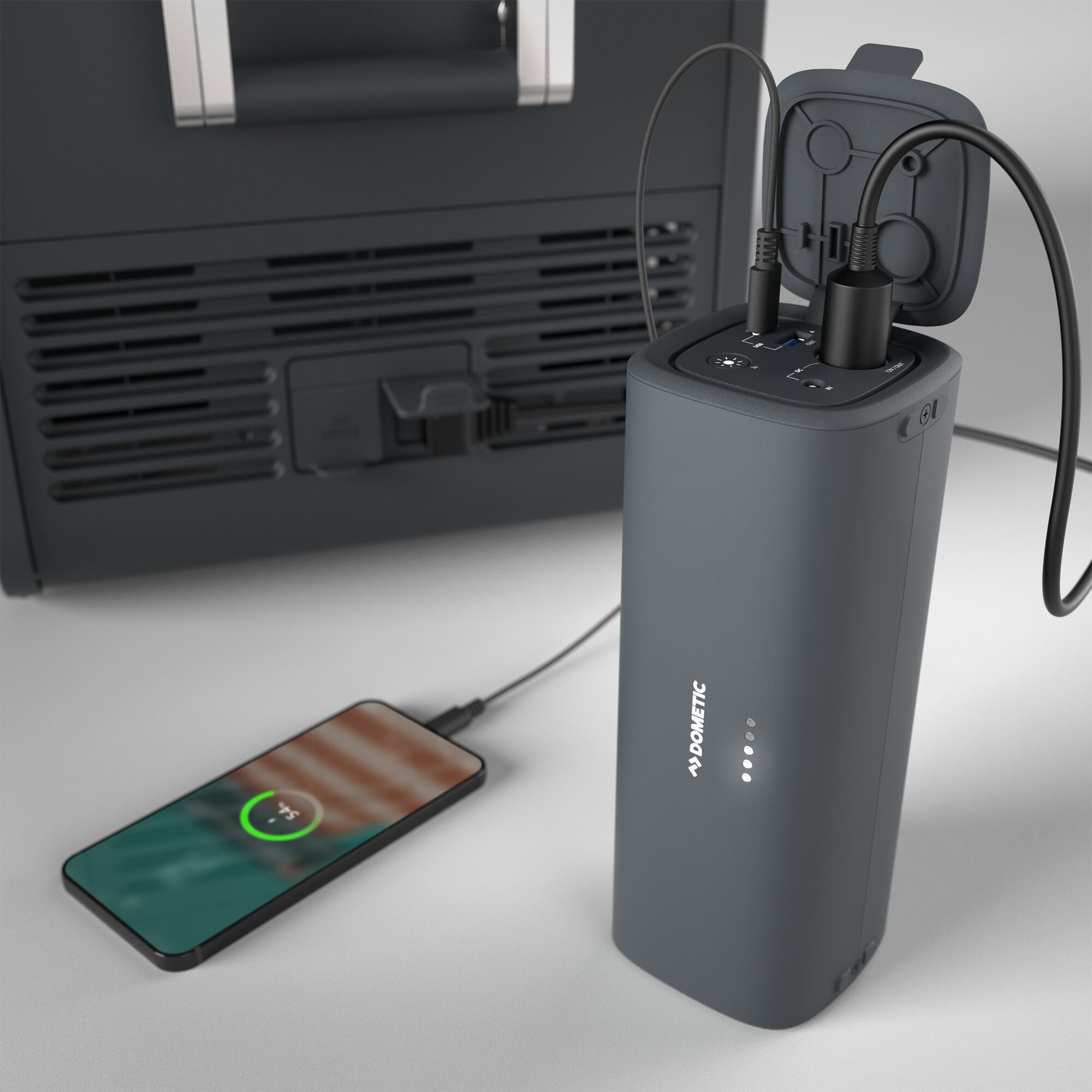 Powerbank PLB15 mit Taschenlampe