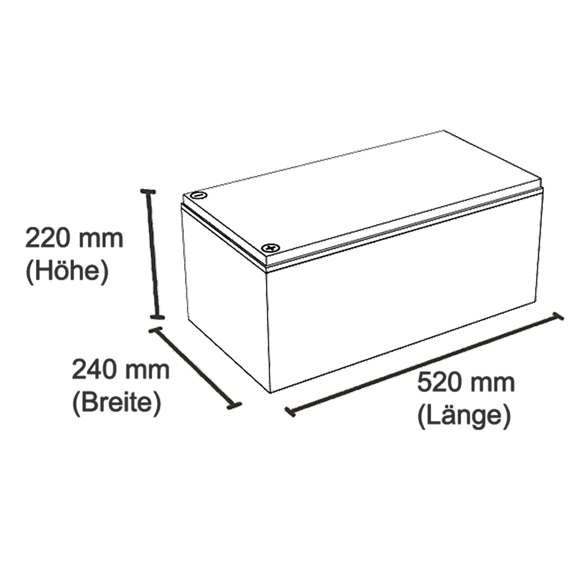 Lithium Batterie Polar, 460 Ah