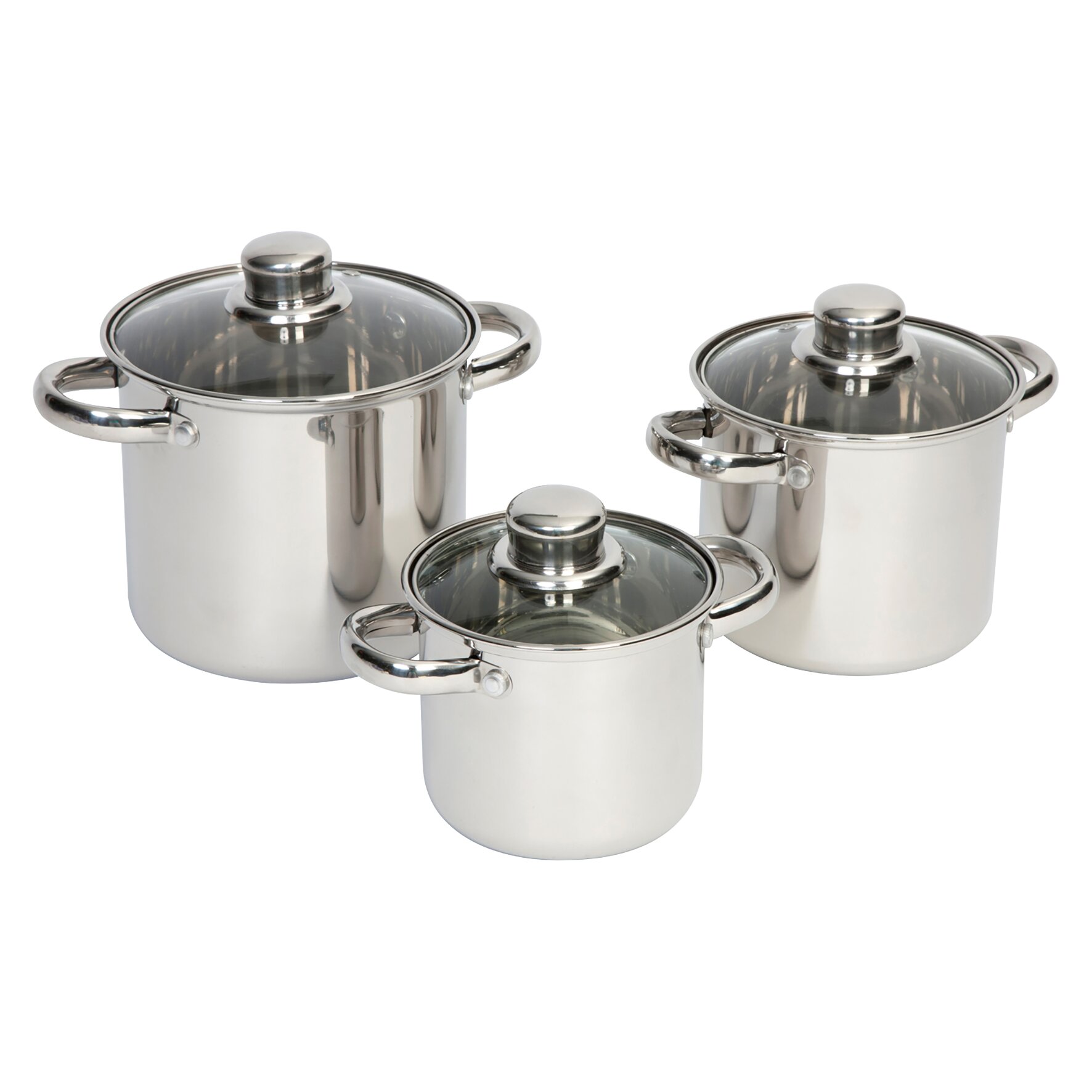 Kochtopfset Royal Plus, Edelstahl