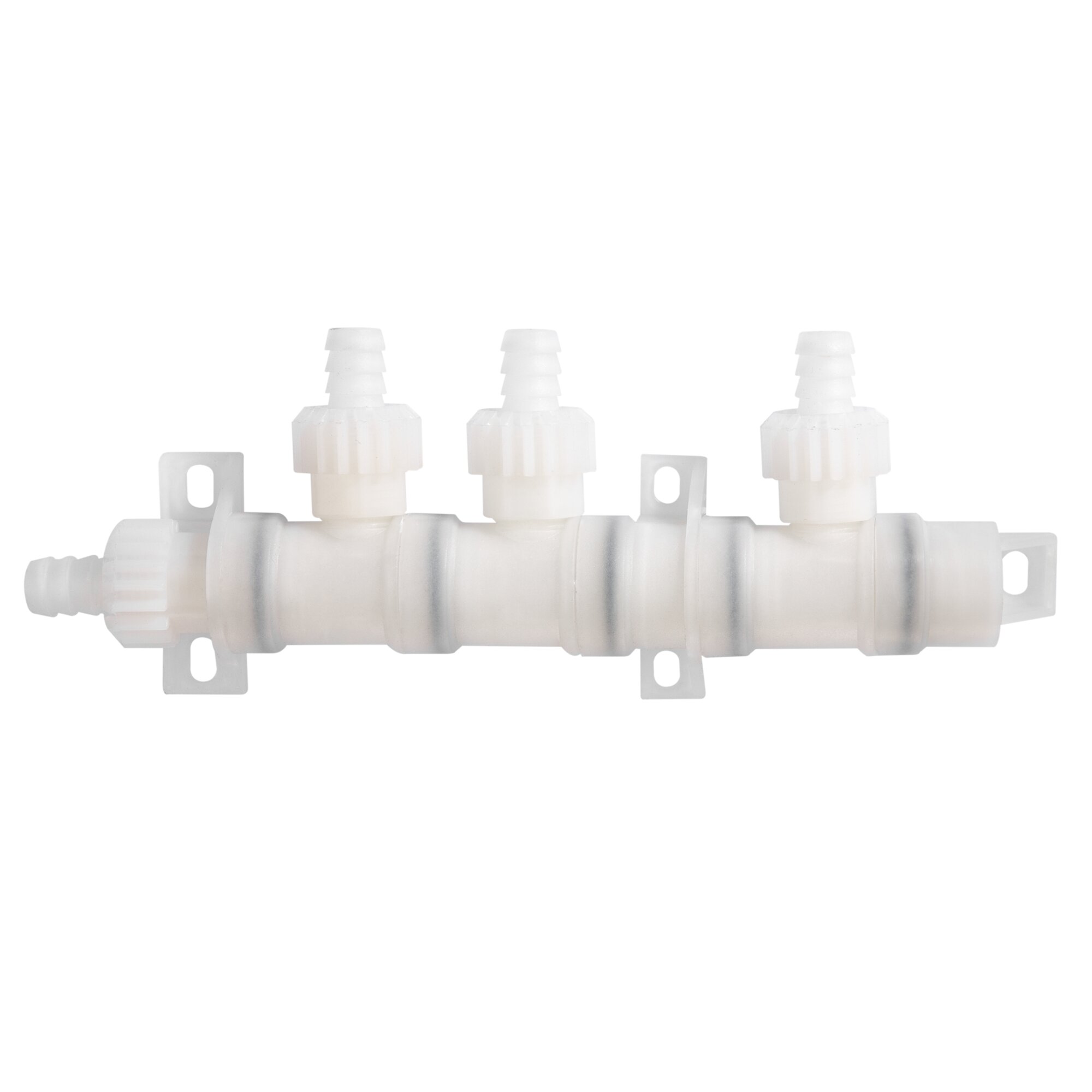 Verteilerblock 3-fach mit Muttern Verteilerblock 3-fach mit Muttern