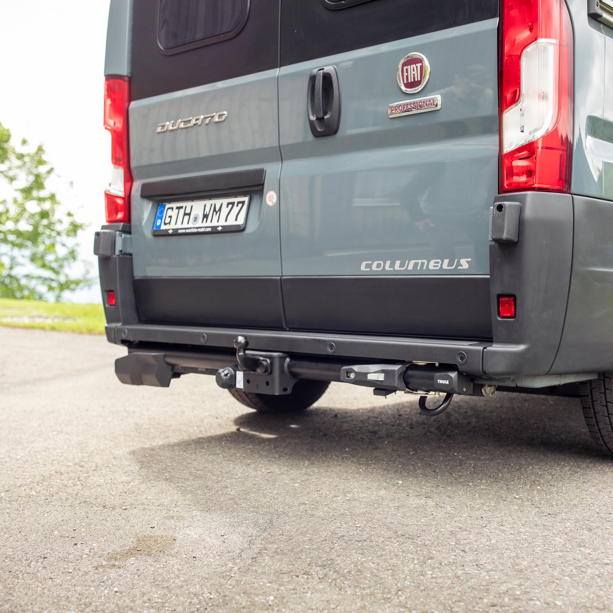 Stoßstangenabdeckung für Thule VeloSwing, Fahrzeuge ohne Parksensoren