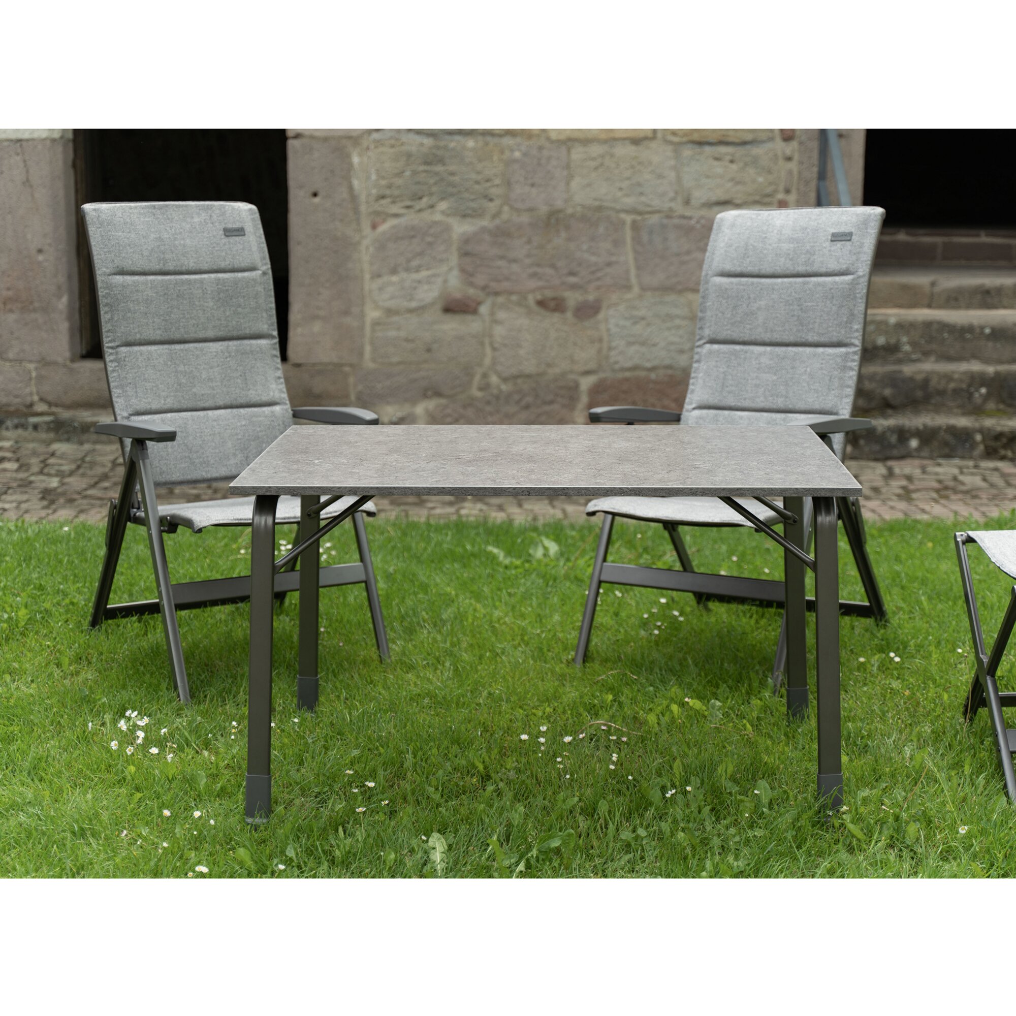 Campingstuhl Elegance SG, grau