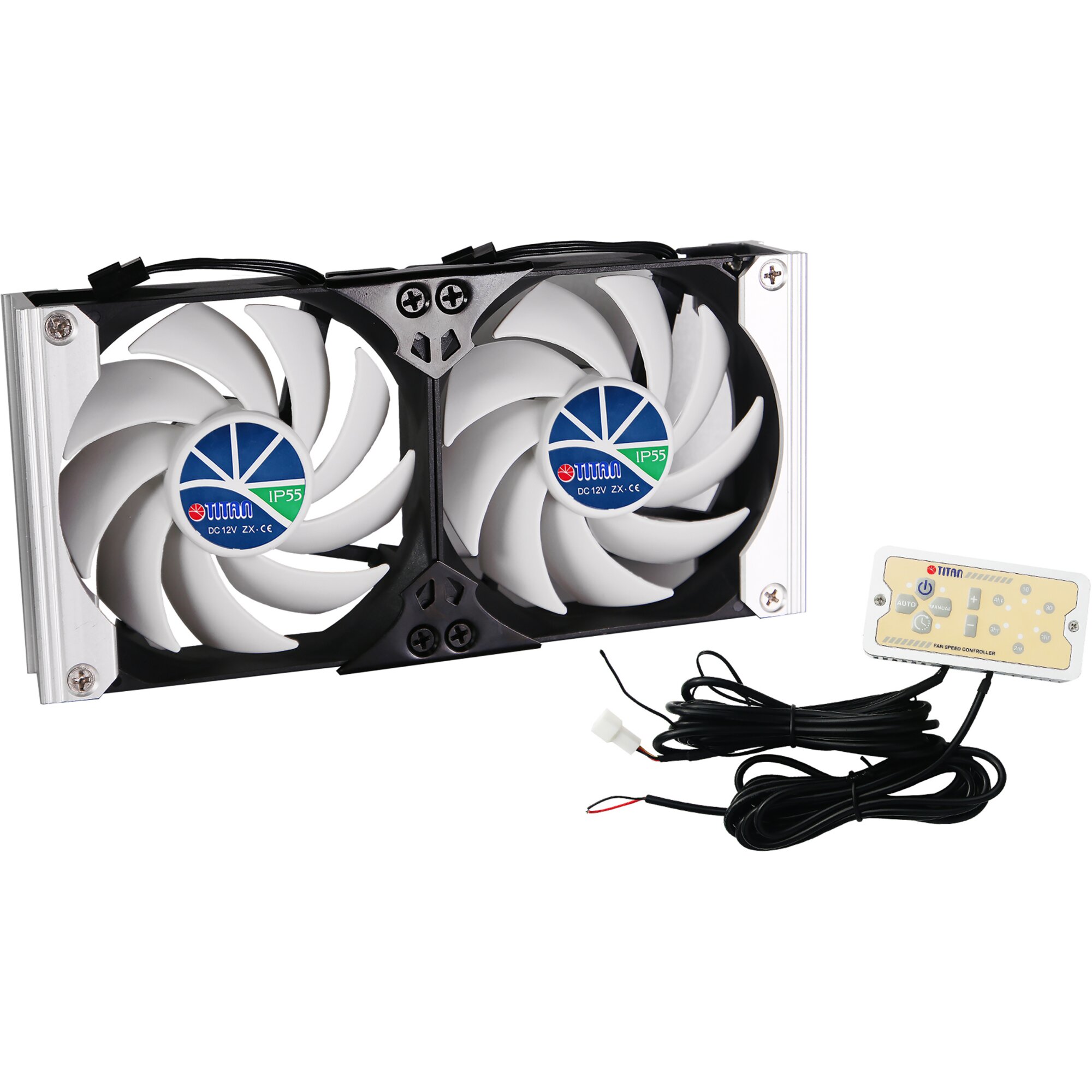 Kühlschrank-Doppellüfter Titan SC20V2+, ø 92 mm
