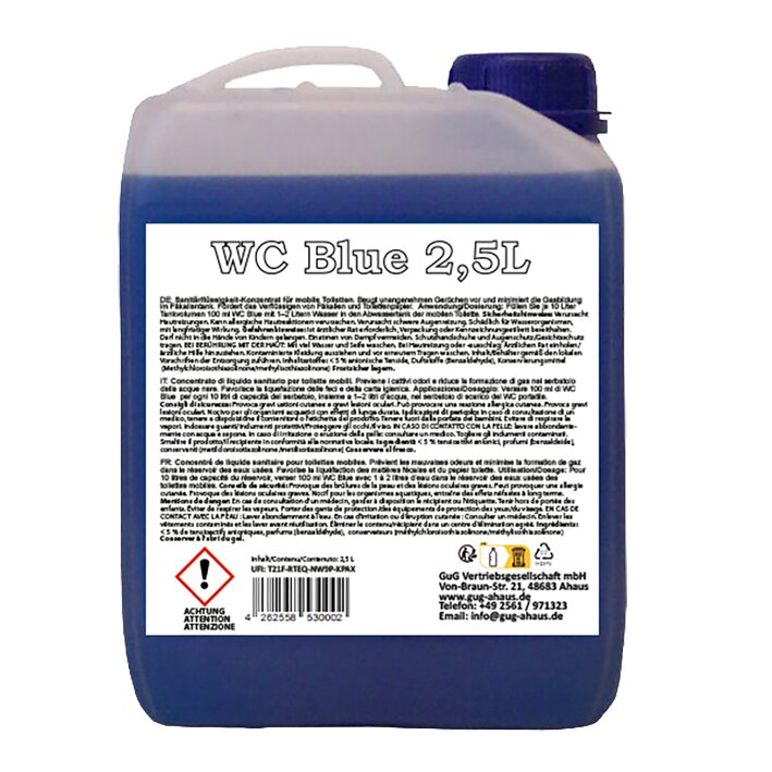 Toilettenzusatz WC Blue 2,5 l