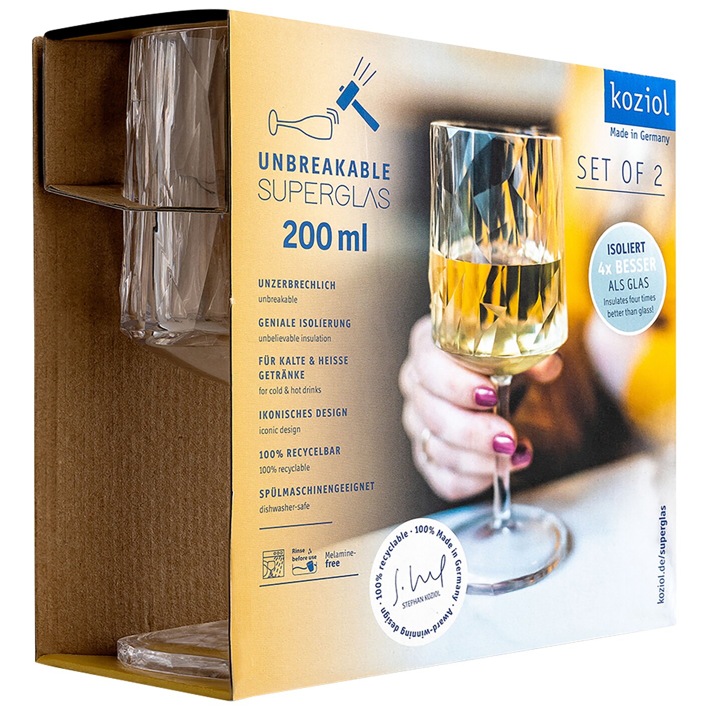 Trinkgläser Superglas CLUB, Weißweinglas