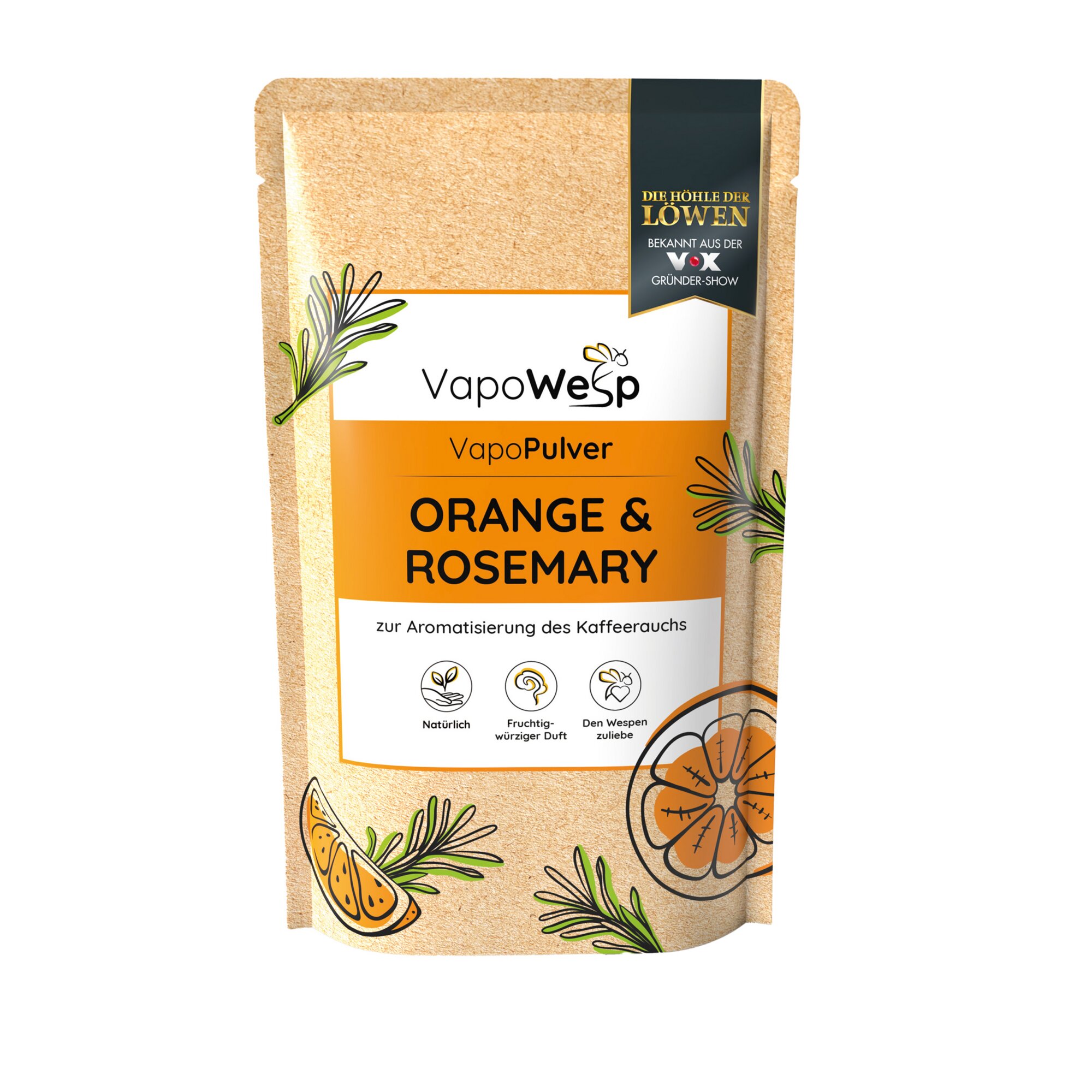 VapoPulver Kräutermischung Orange & Rosmarin