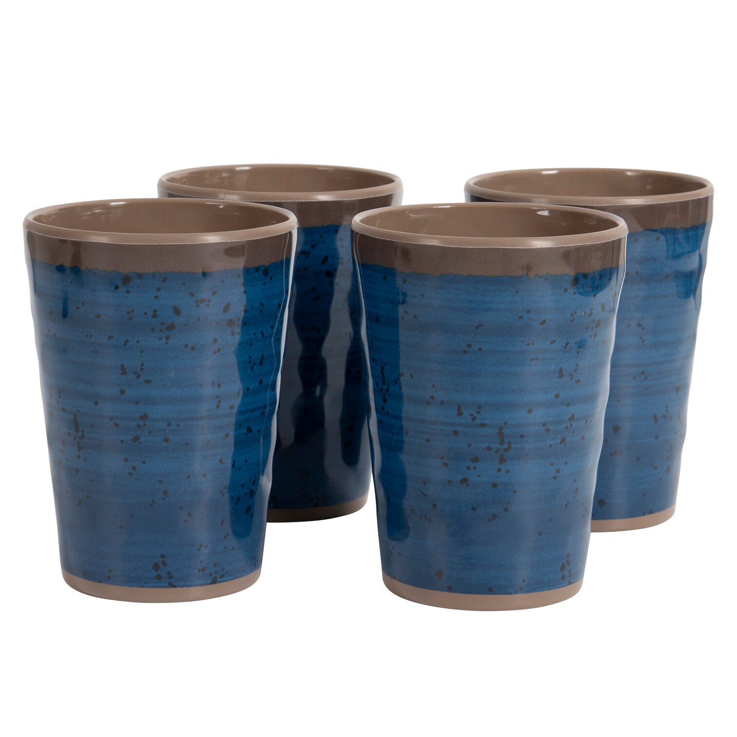 Trinkbecher Halo, 4-teilig, blau
