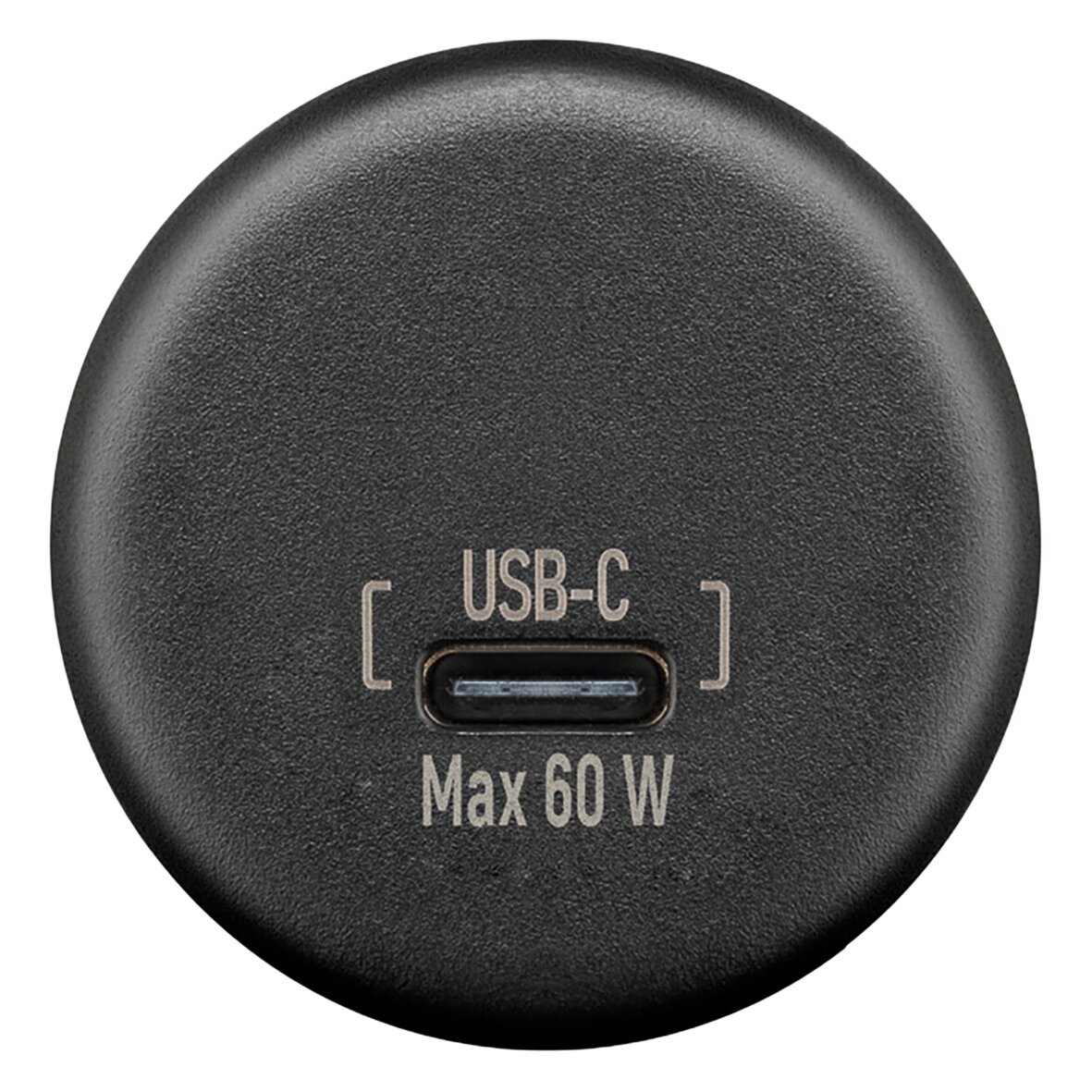 Einbauladegerät USB-C 60 W, schwarz