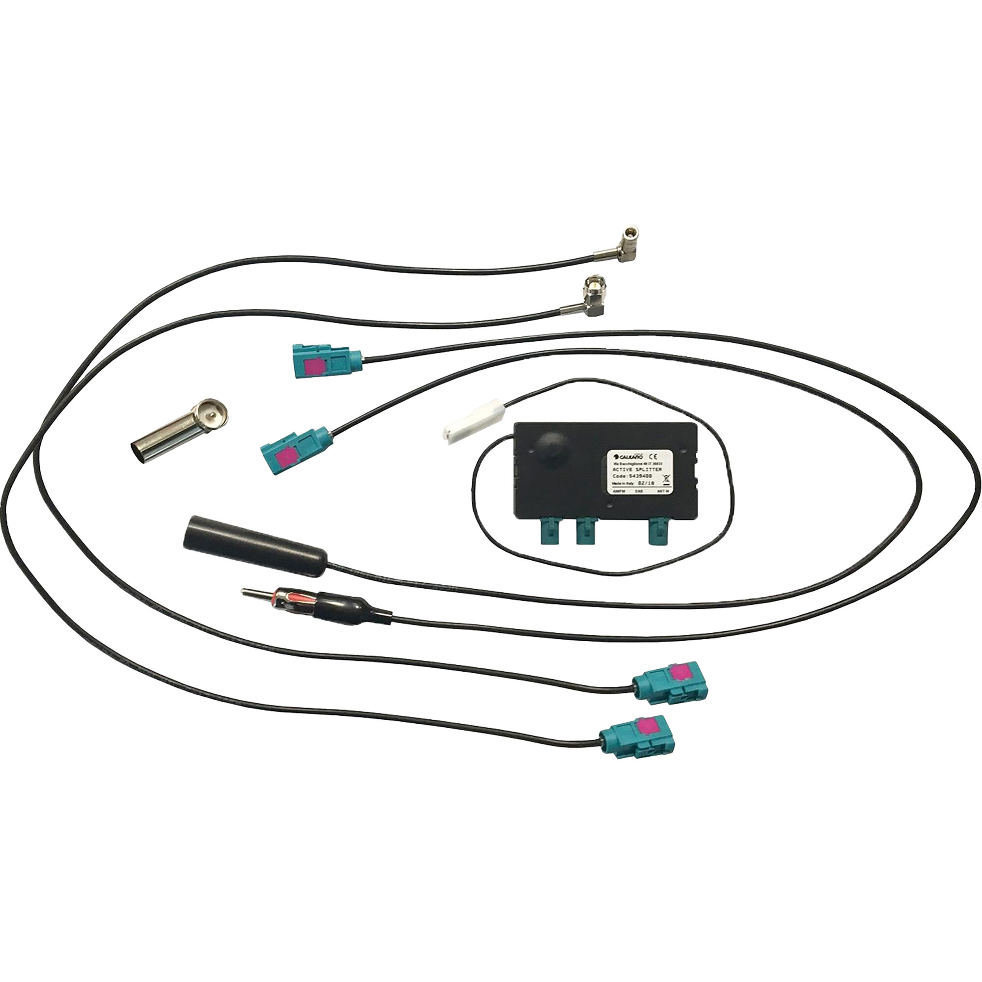 Antennen-Splitter FM/DAB+ und Signalverstärker