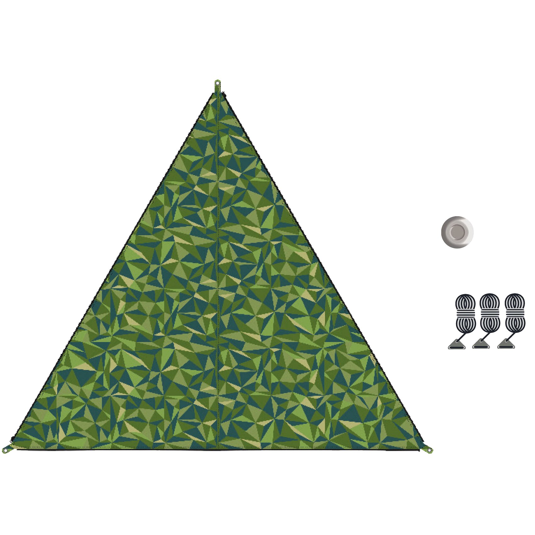 Sonnensegel „TC-Zip Canvas Single“ Nature Design Trees