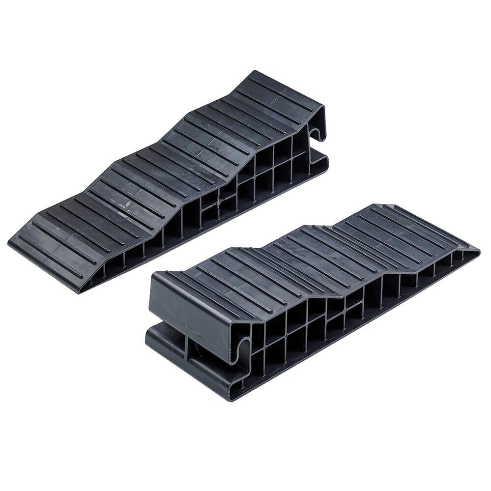Auffahrkeil-Set, 2er-Set aus 100 % Recyclingmaterial