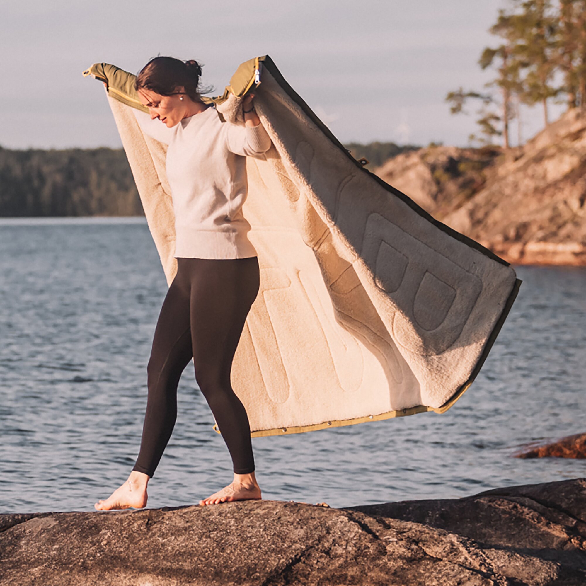 Vanlife Schlafsack Bentcho, Scandinavian moss