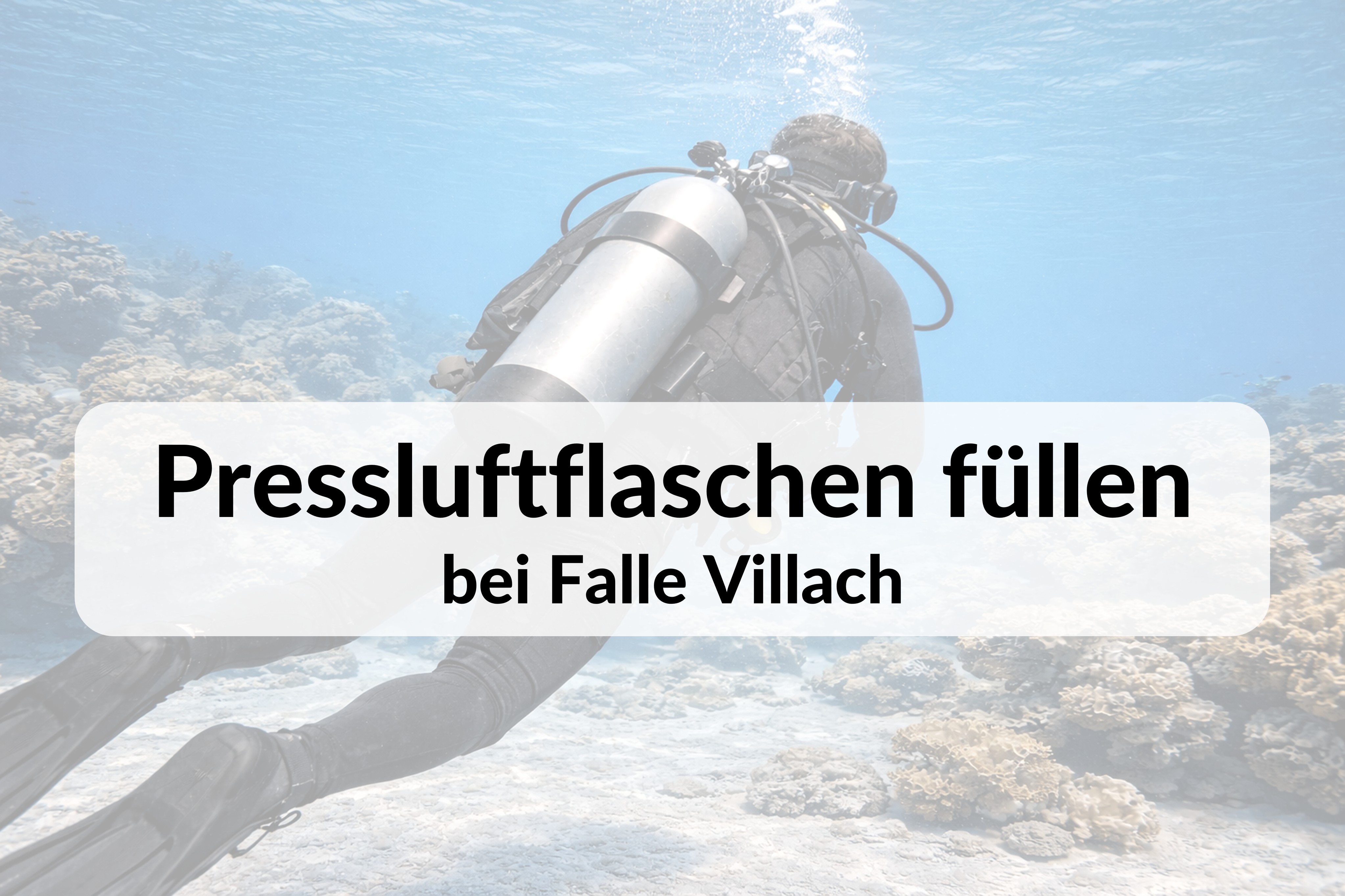 Befüllung von Pressluftflaschen