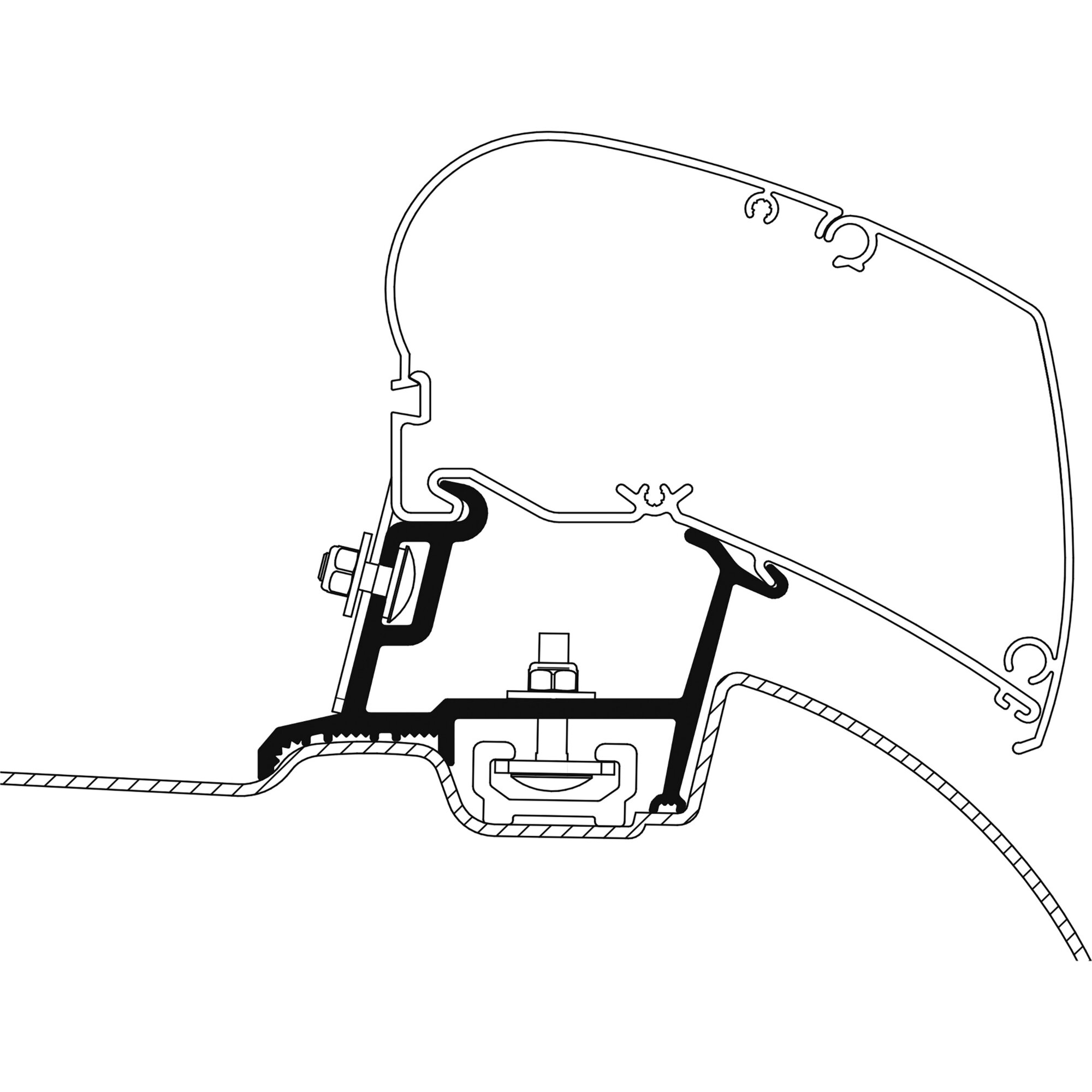 Adapter für MB Sprinter ab Bj. 2006/04 für TO Serie 6 und 9