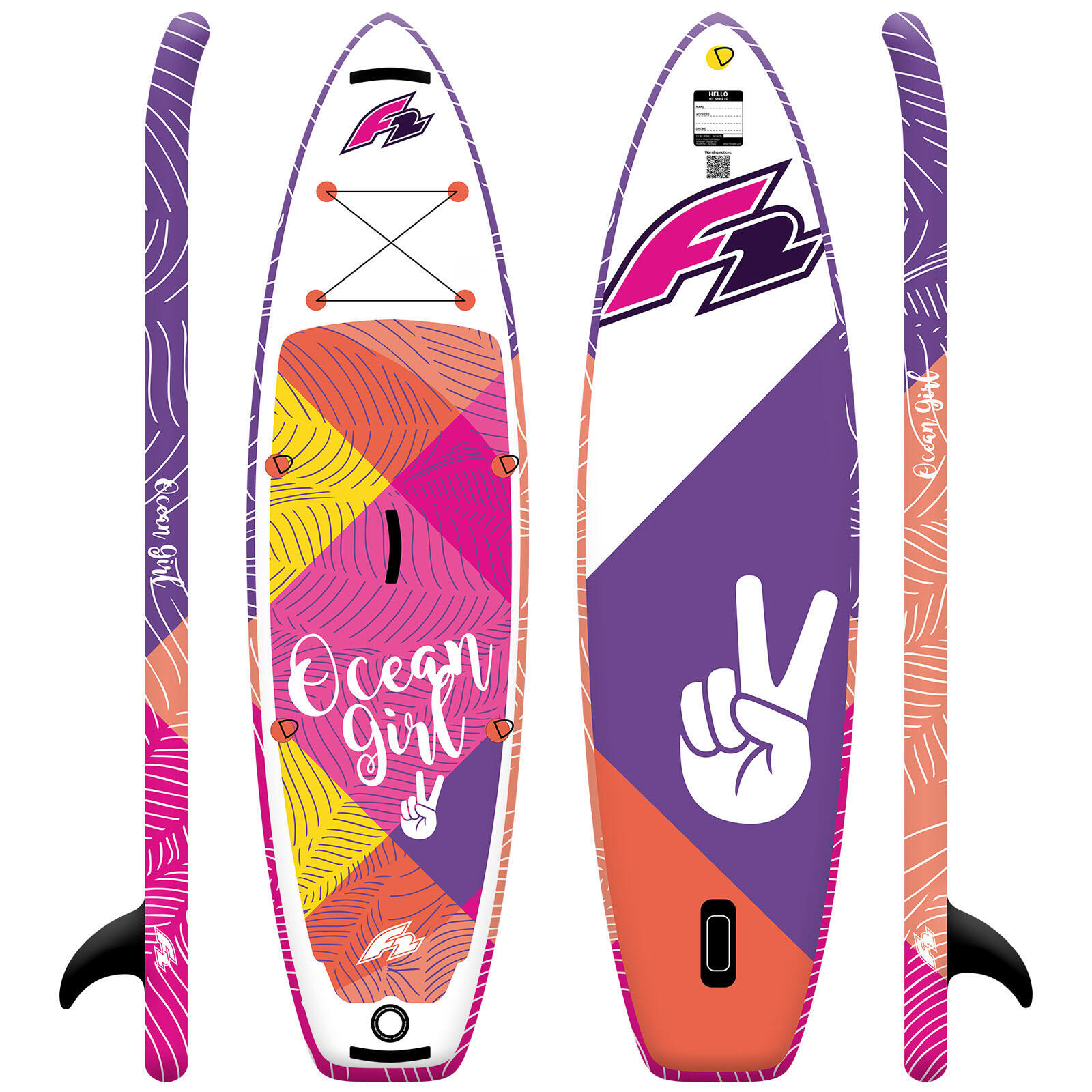 F2 SUP Ocean Girl 9.2 pink