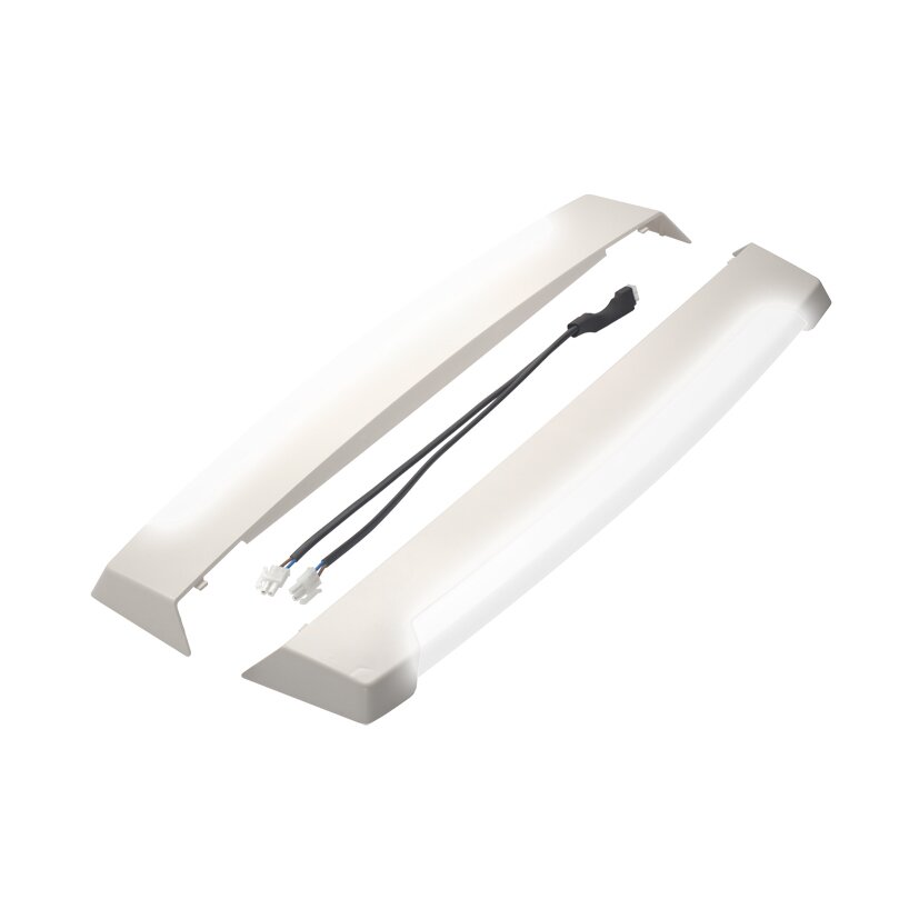 Seitenblenden mit LED VisionStar L, cremeweiß