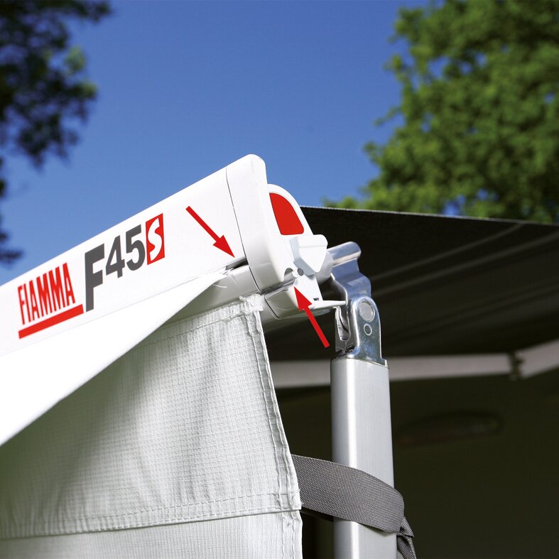 Markise F45 – titanium, 263 cm, Royal Grey