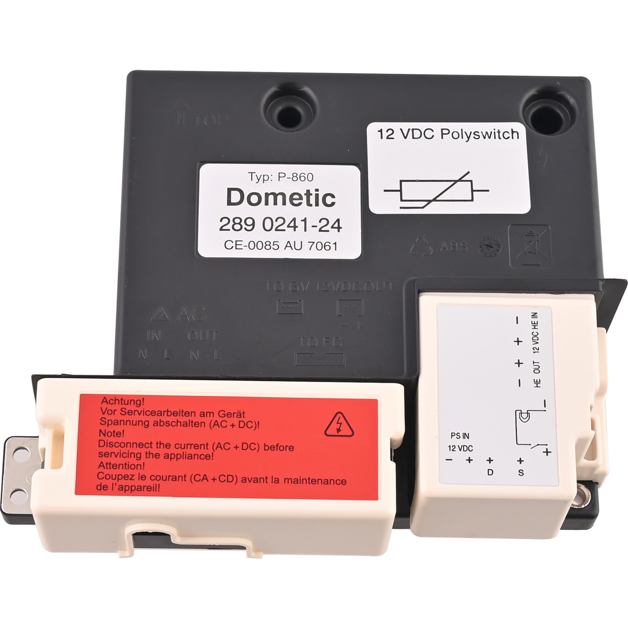 Anschlussblock komplett, MES 4 für Dometic-Kühlschränke