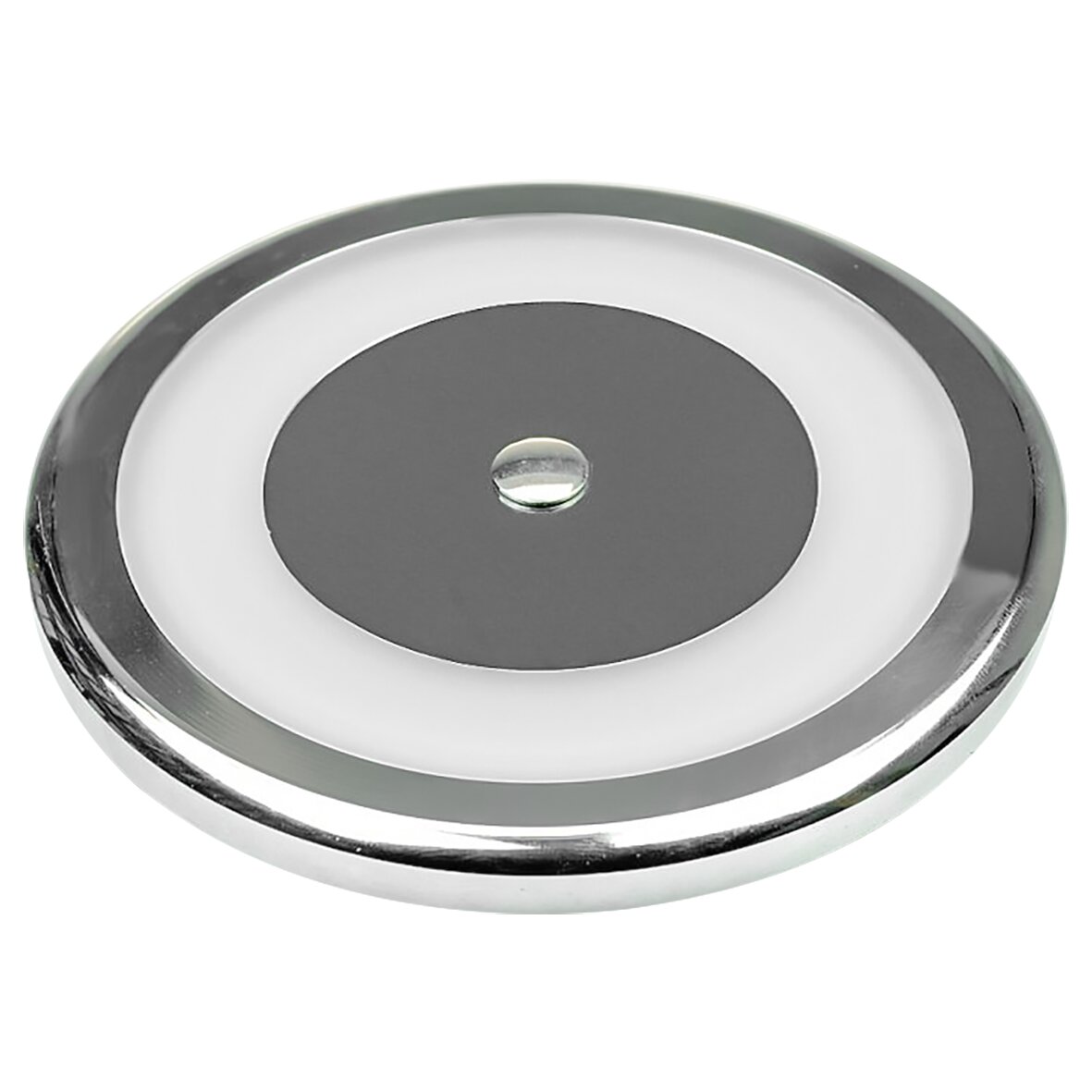 Aufbauleuchte mit Dimmschalter, 6,2 W, chrom, ø 106 mm