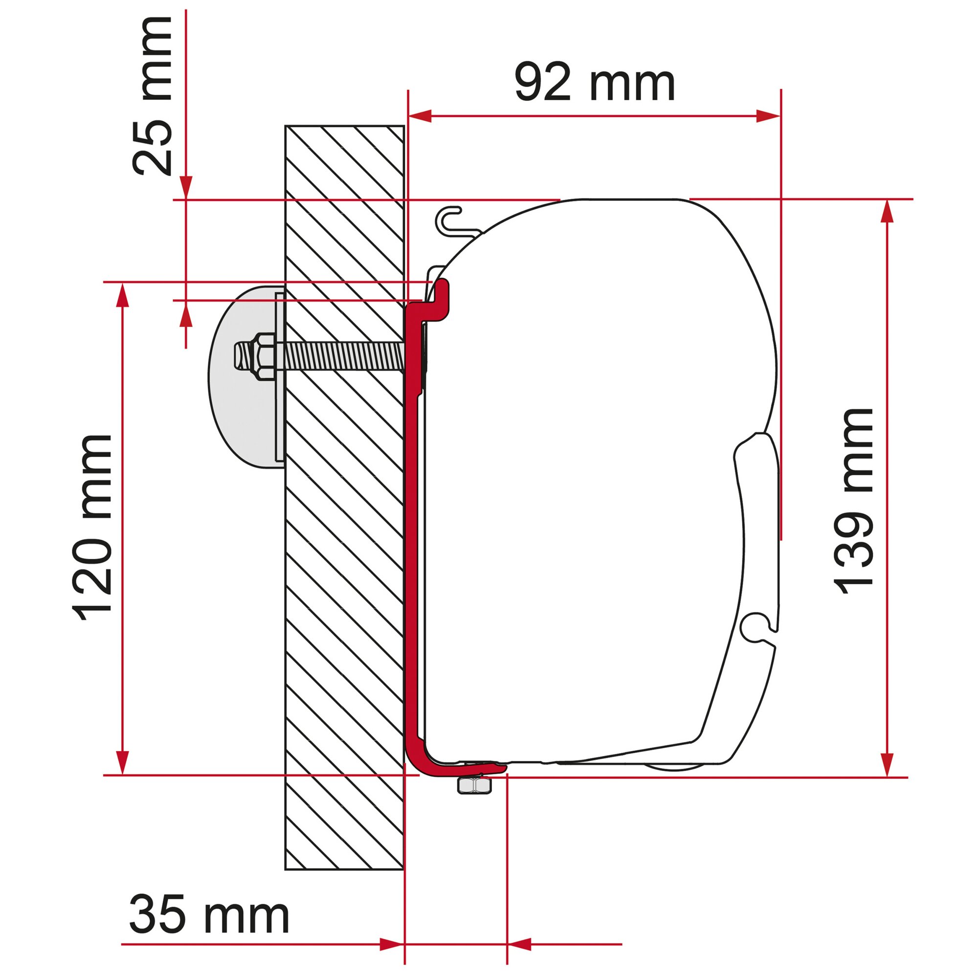 Markisenadapter Kit S 120