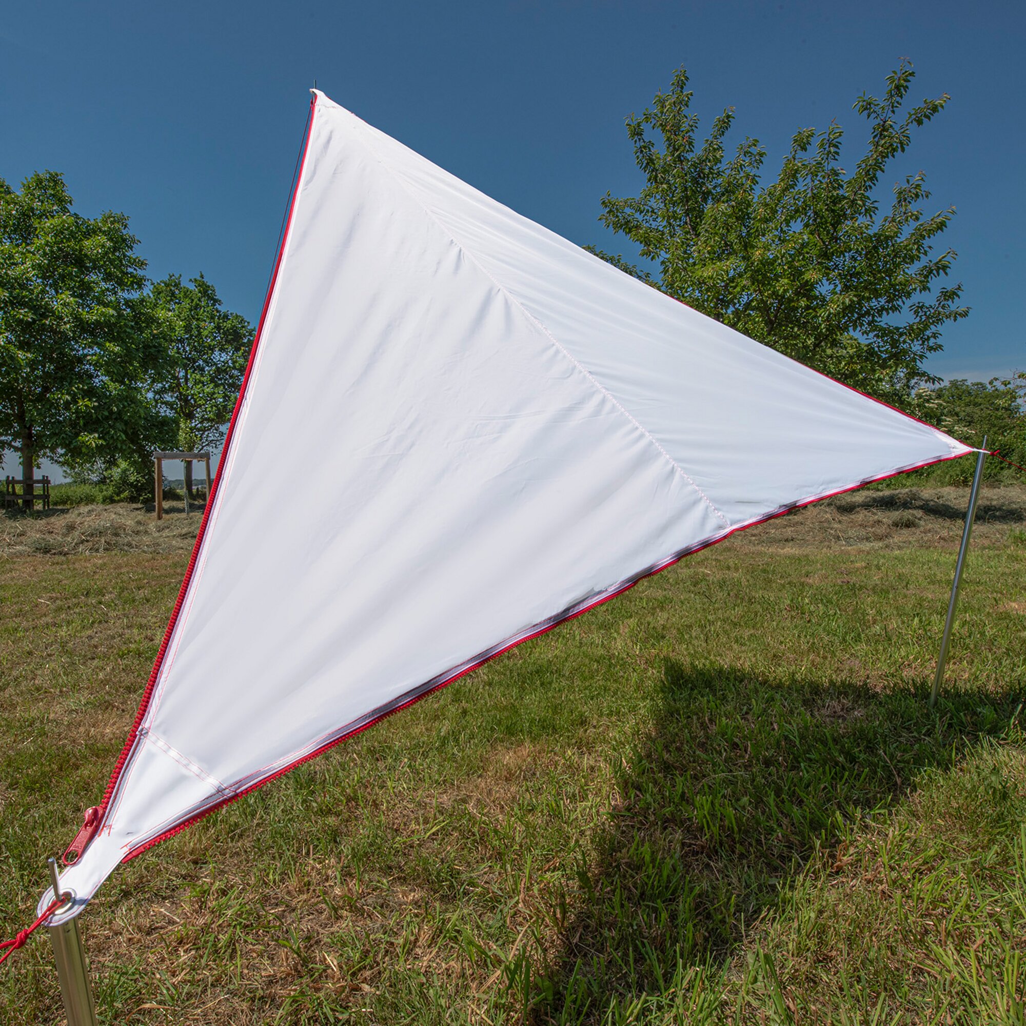 Sonnensegel „Zip Canvas" Oriental, Oriental white