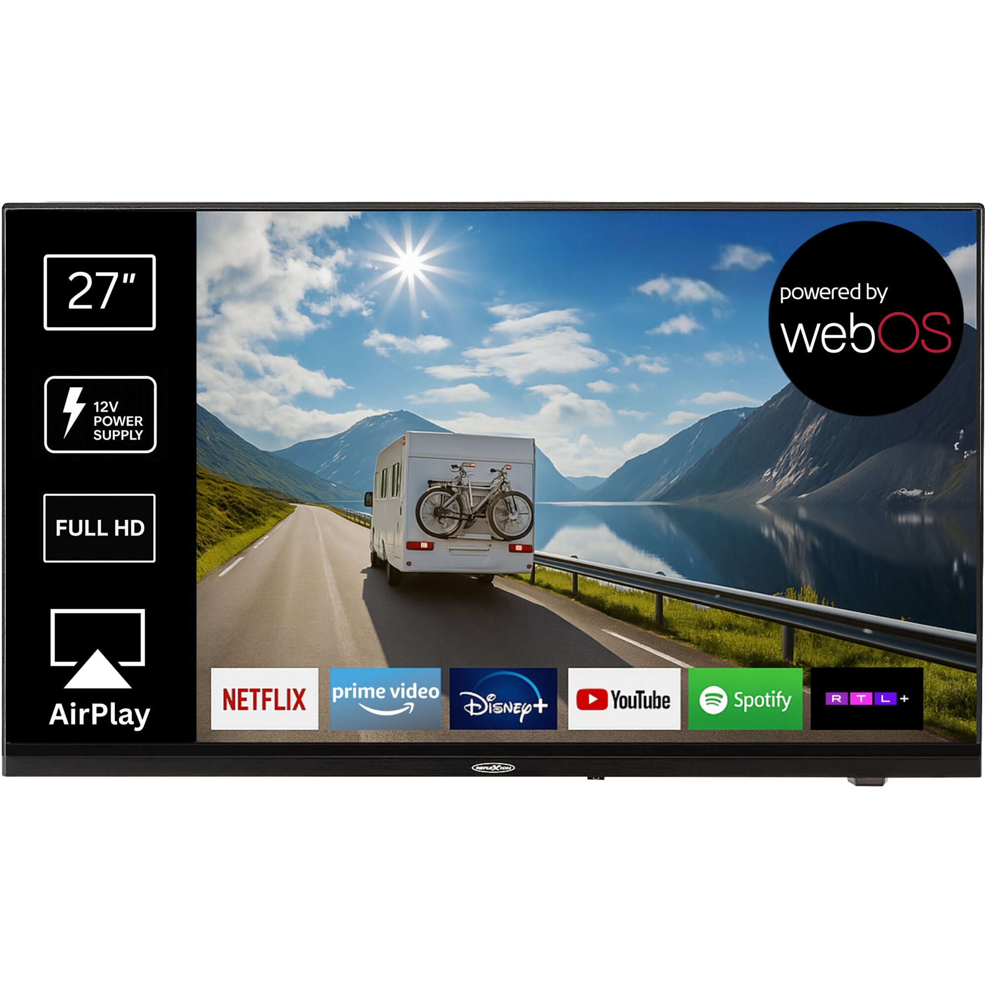 TV Reflexion LDDXiBT, schwarz, 27" (69 cm)