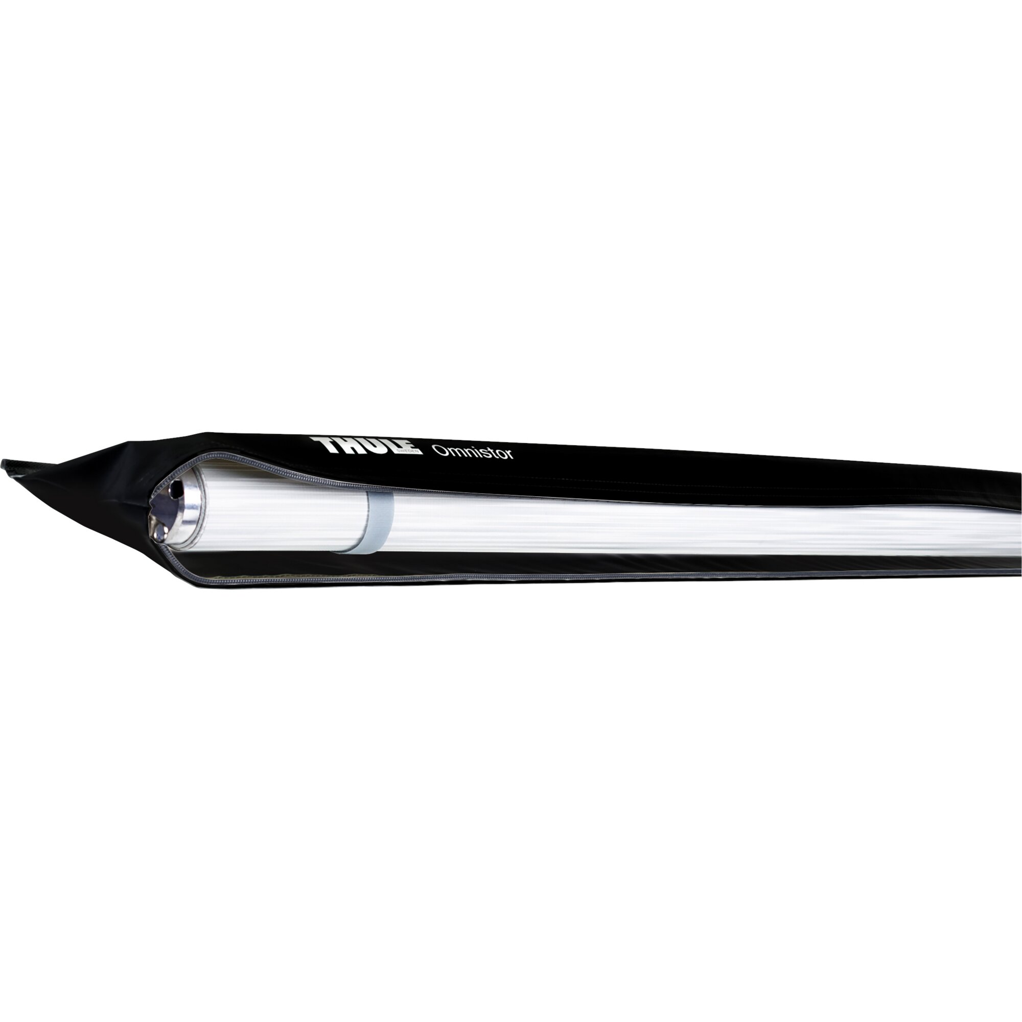 Markise Thule Omnistor 1200, 4 x 2,5 m, Tasche schwarz, Mystic-Grau