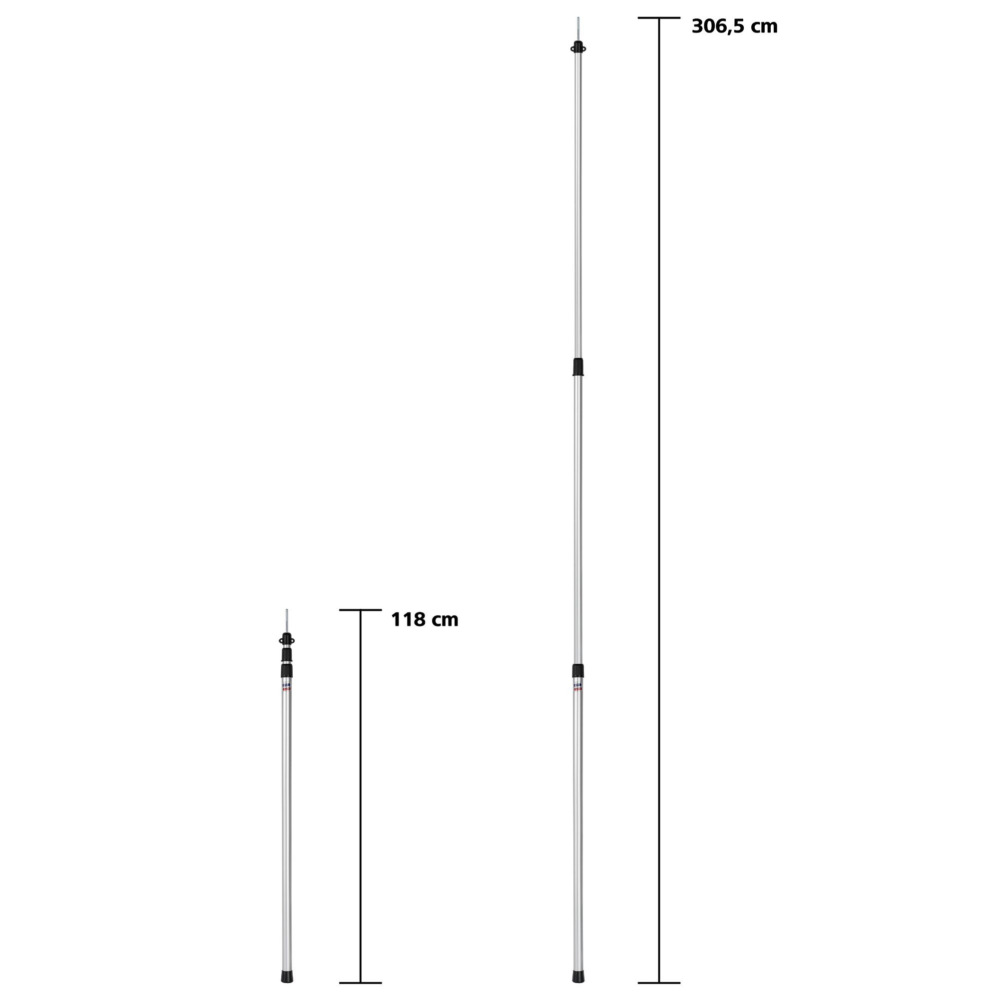 Teleskopstange, 306,50 cm