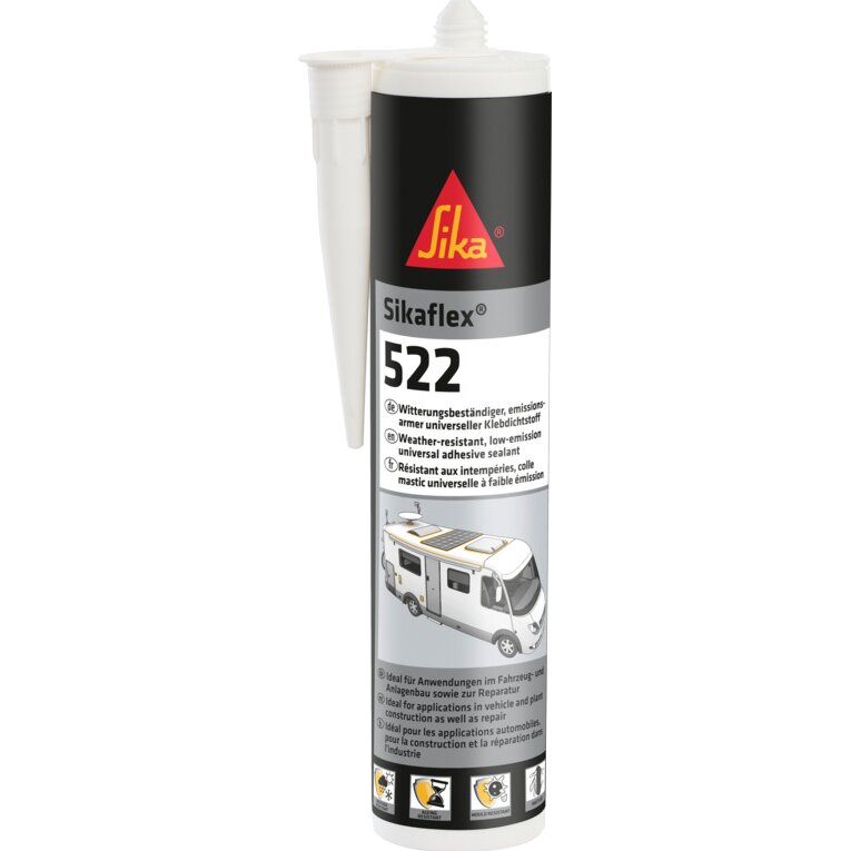 Sikaflex®-522 Kleb- und Dichtstoff, schwarz, 300 ml
