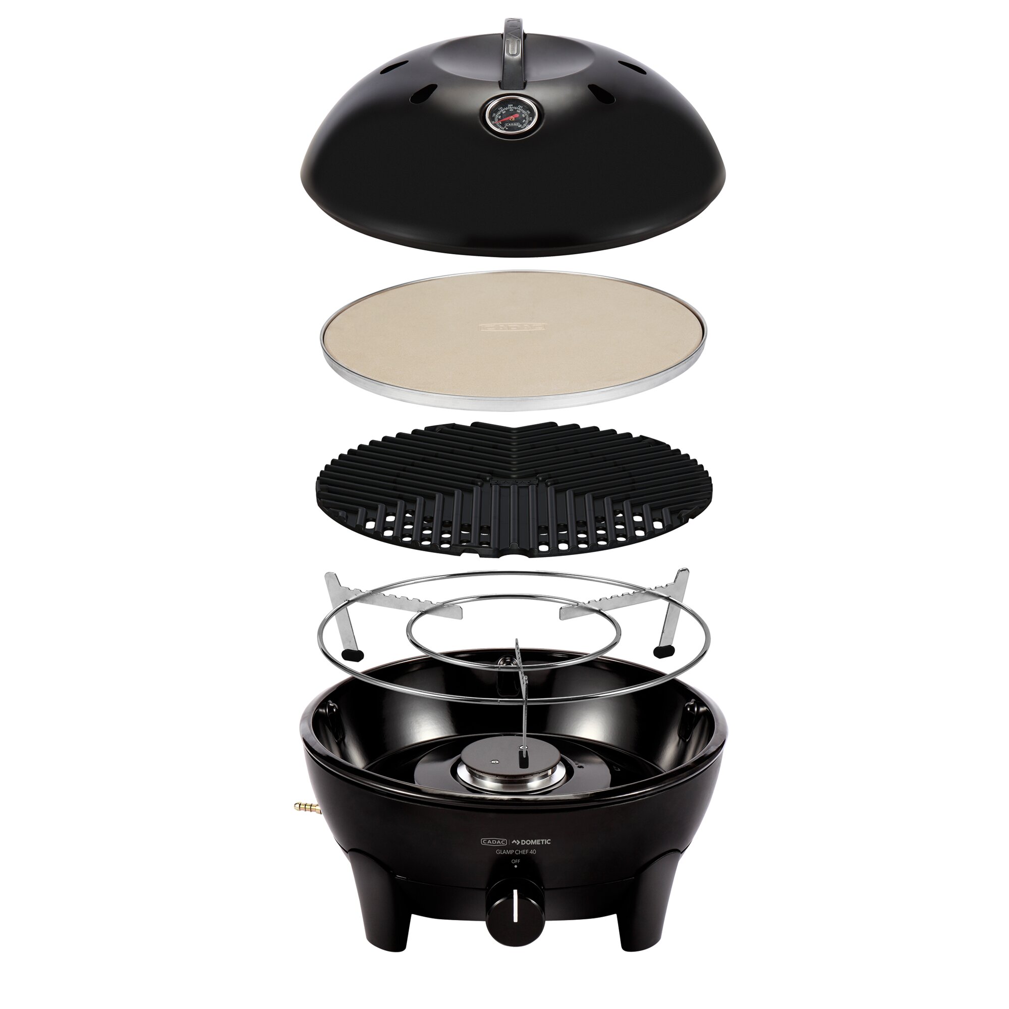 Gasgrill Glamp Chef 40, 50 mbar