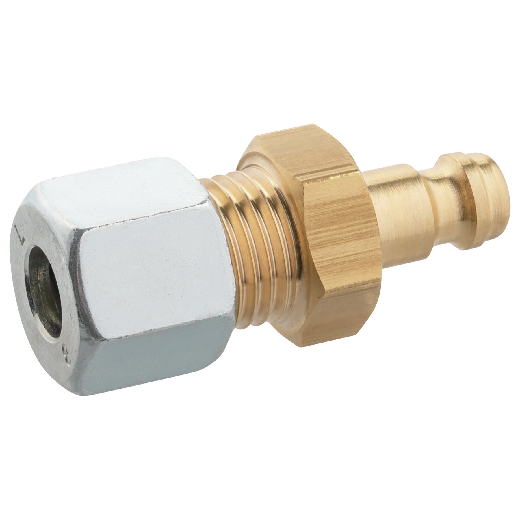 Stecknippel SKU-QR STN x RVS 8