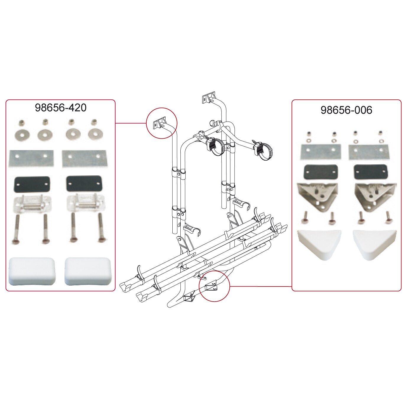 Unteres Befestigungskit CB 200D
