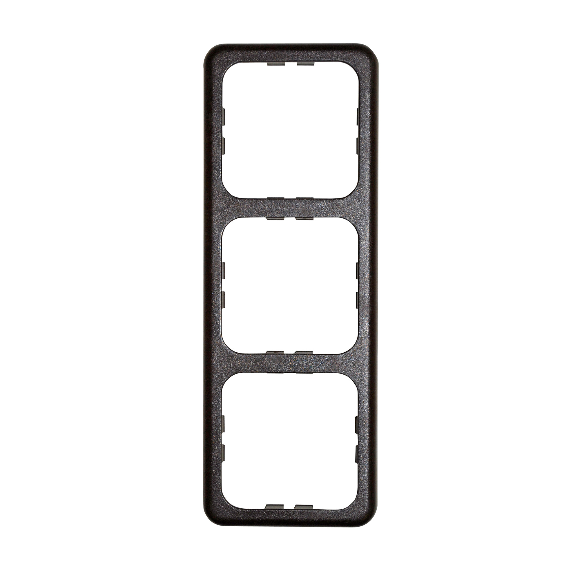 Abdeckrahmen braun, 3-fach