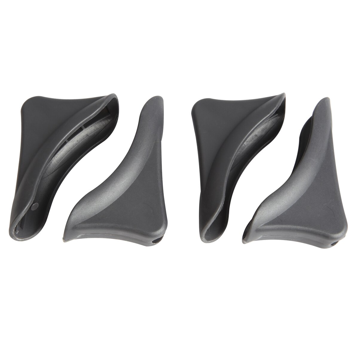Bodenschoner anthrazit , 4er-Set