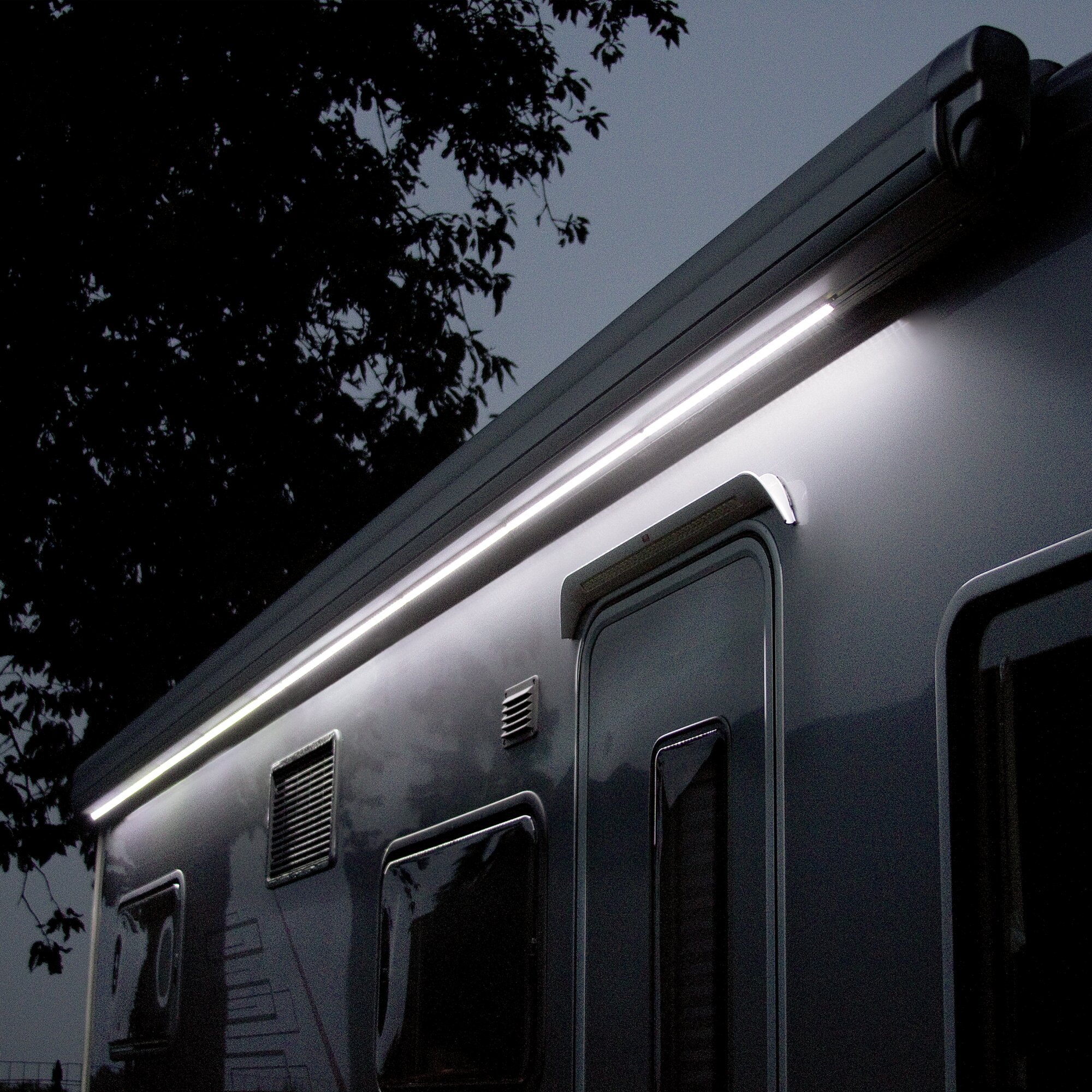 Lichtleiste Awning Case, weiß