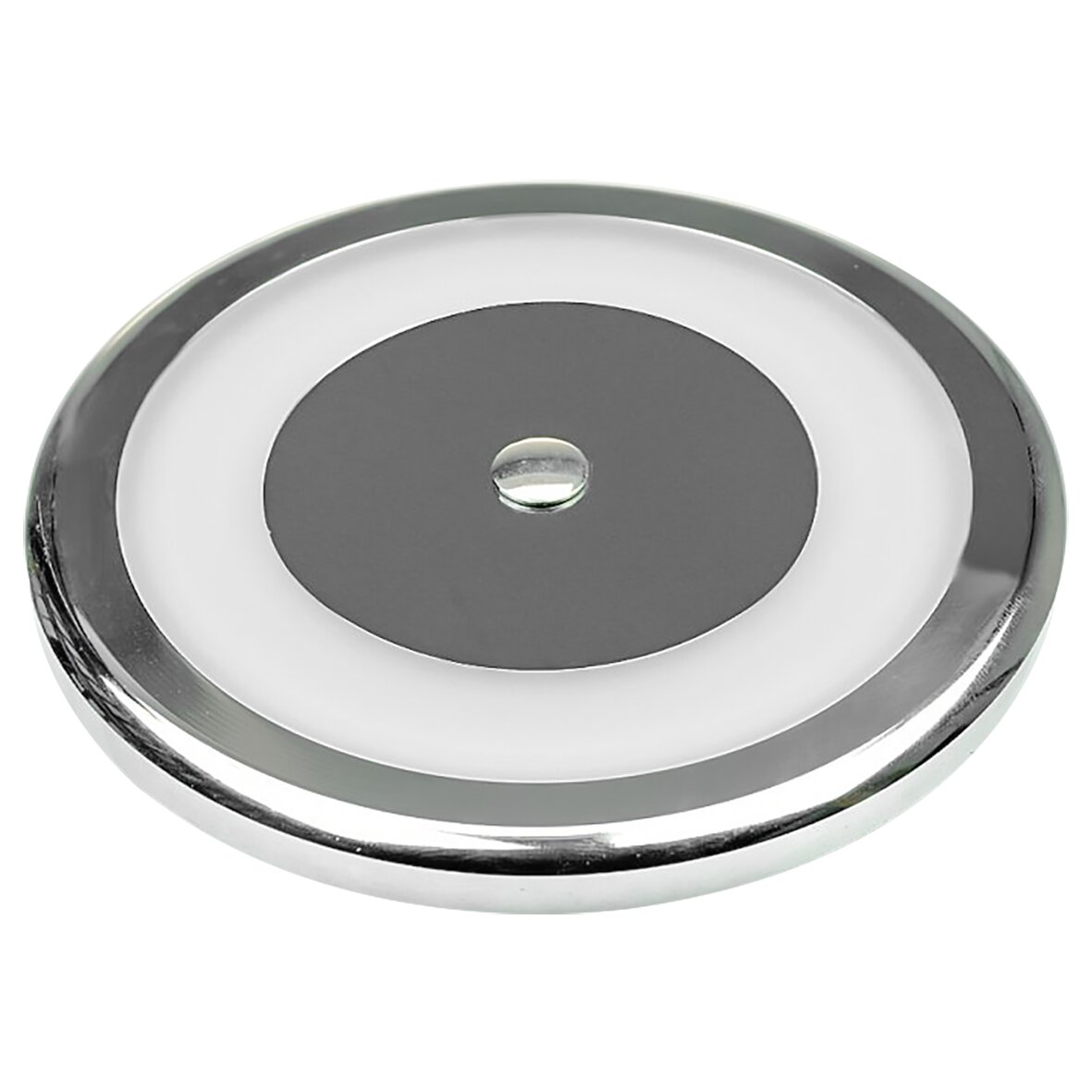 Aufbauleuchte mit Dimmschalter, 6,2 W, chrom, ø 106 mm