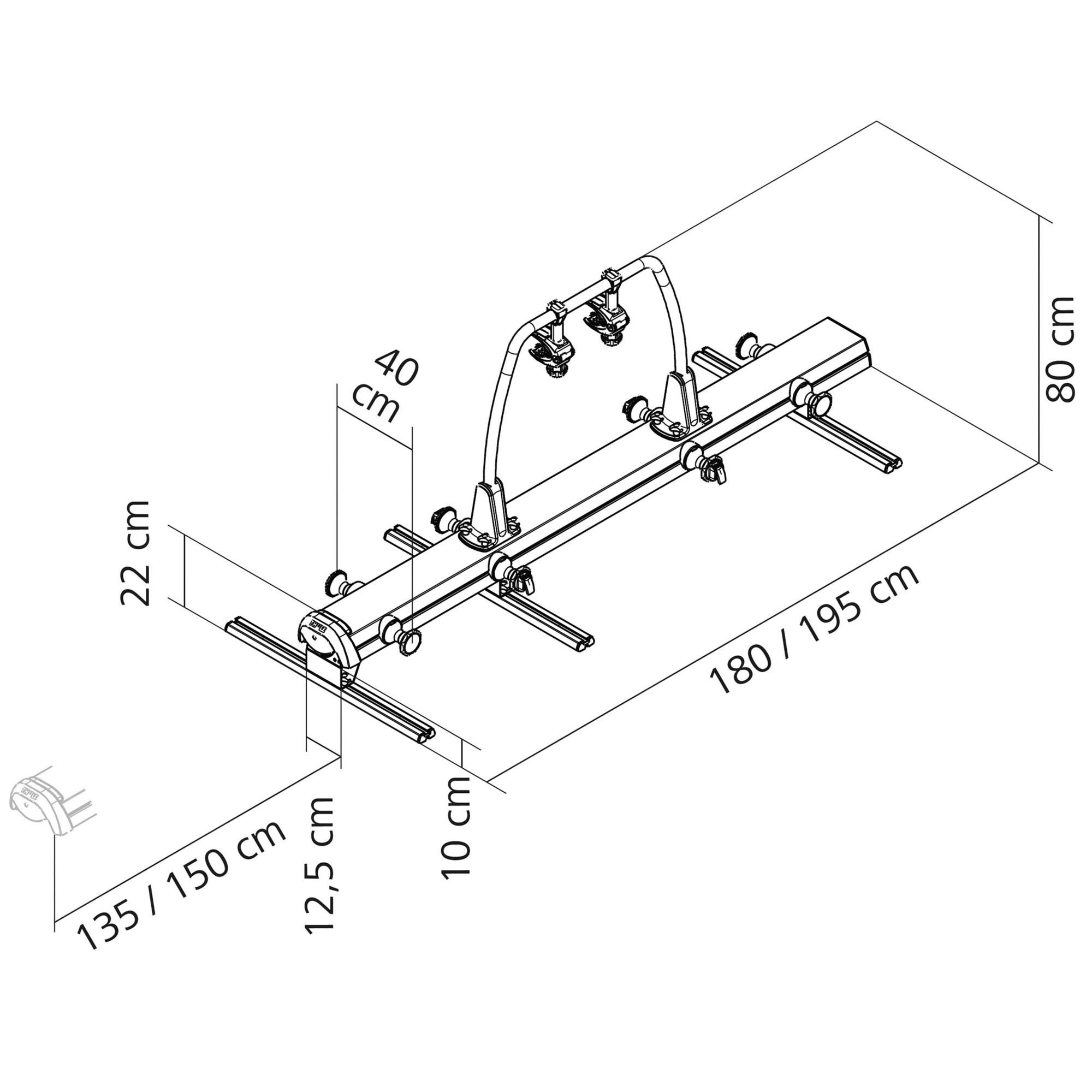 Fahrradträger Thule VeloSlide