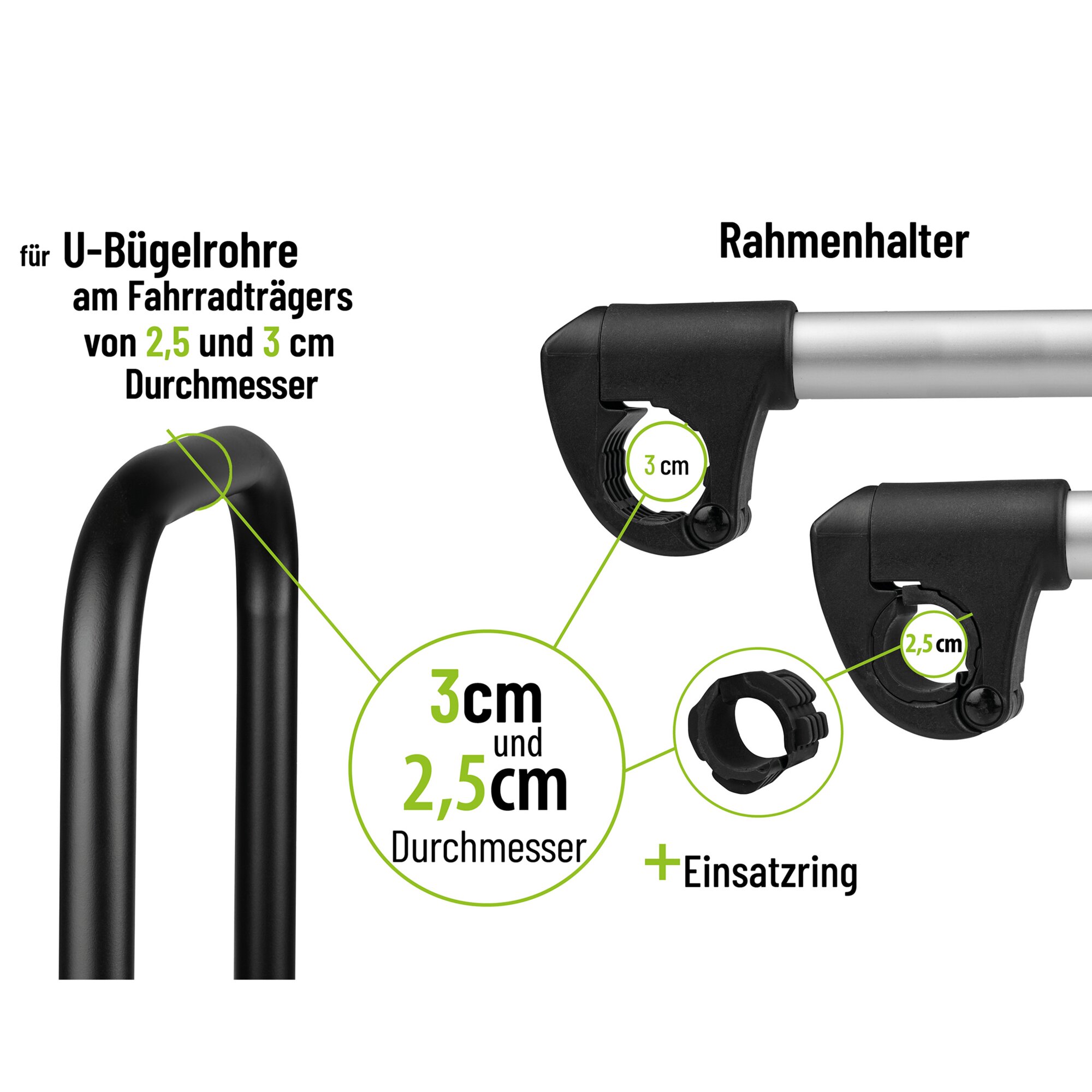 Befestigungskralle mit Strap, 27 cm
