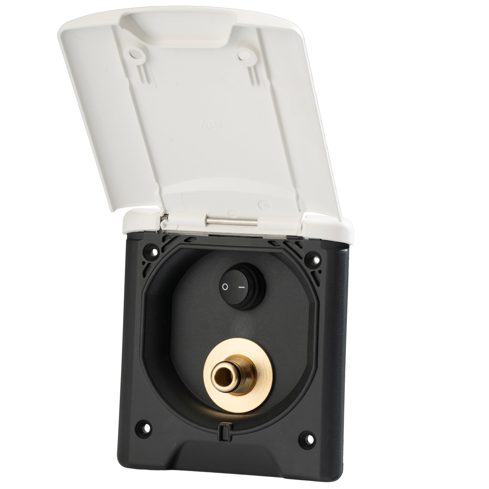 Wassersteckdose für Außenduschen, weiß