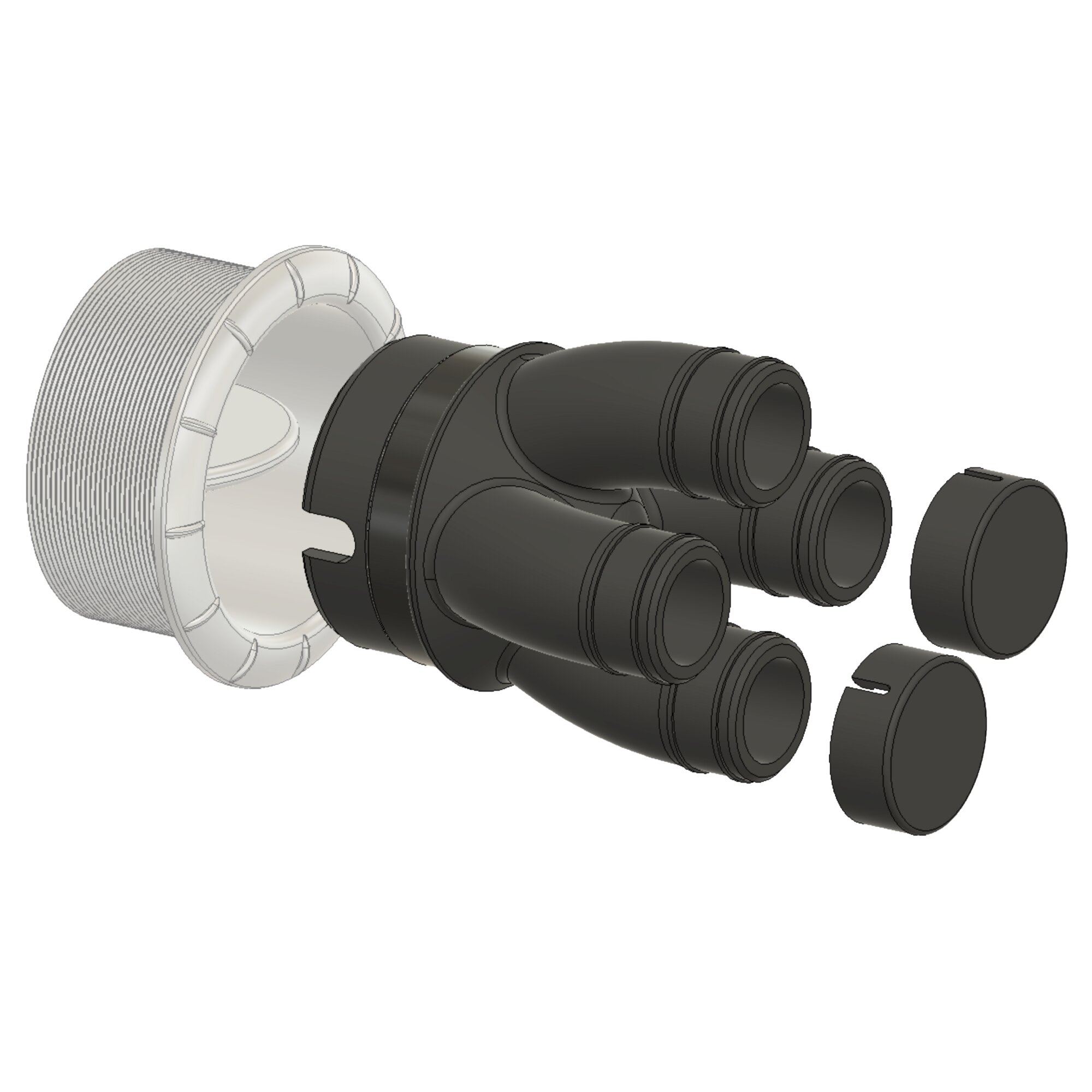 Warmluft-Adapter