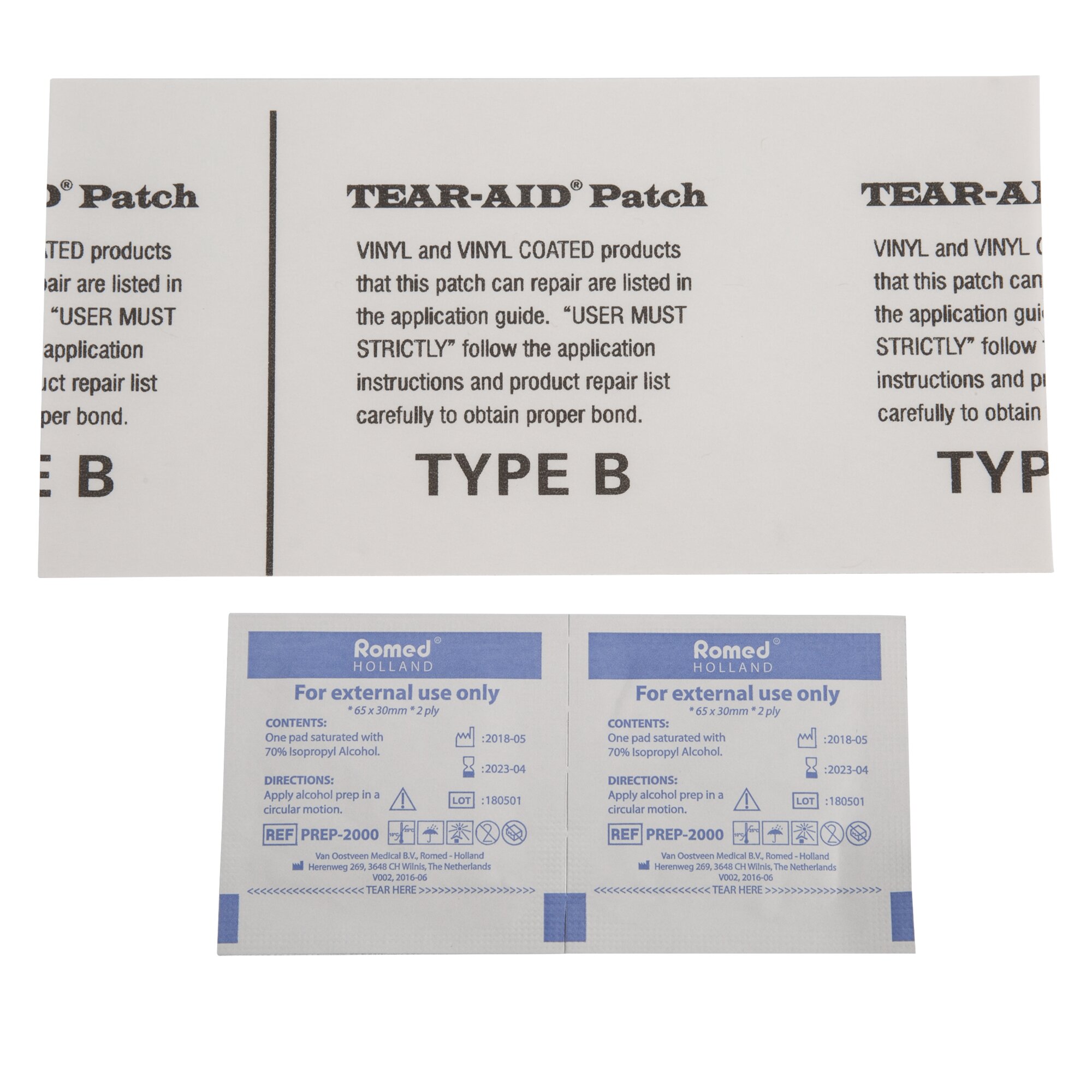 Reparaturset Tear-Aid Set B