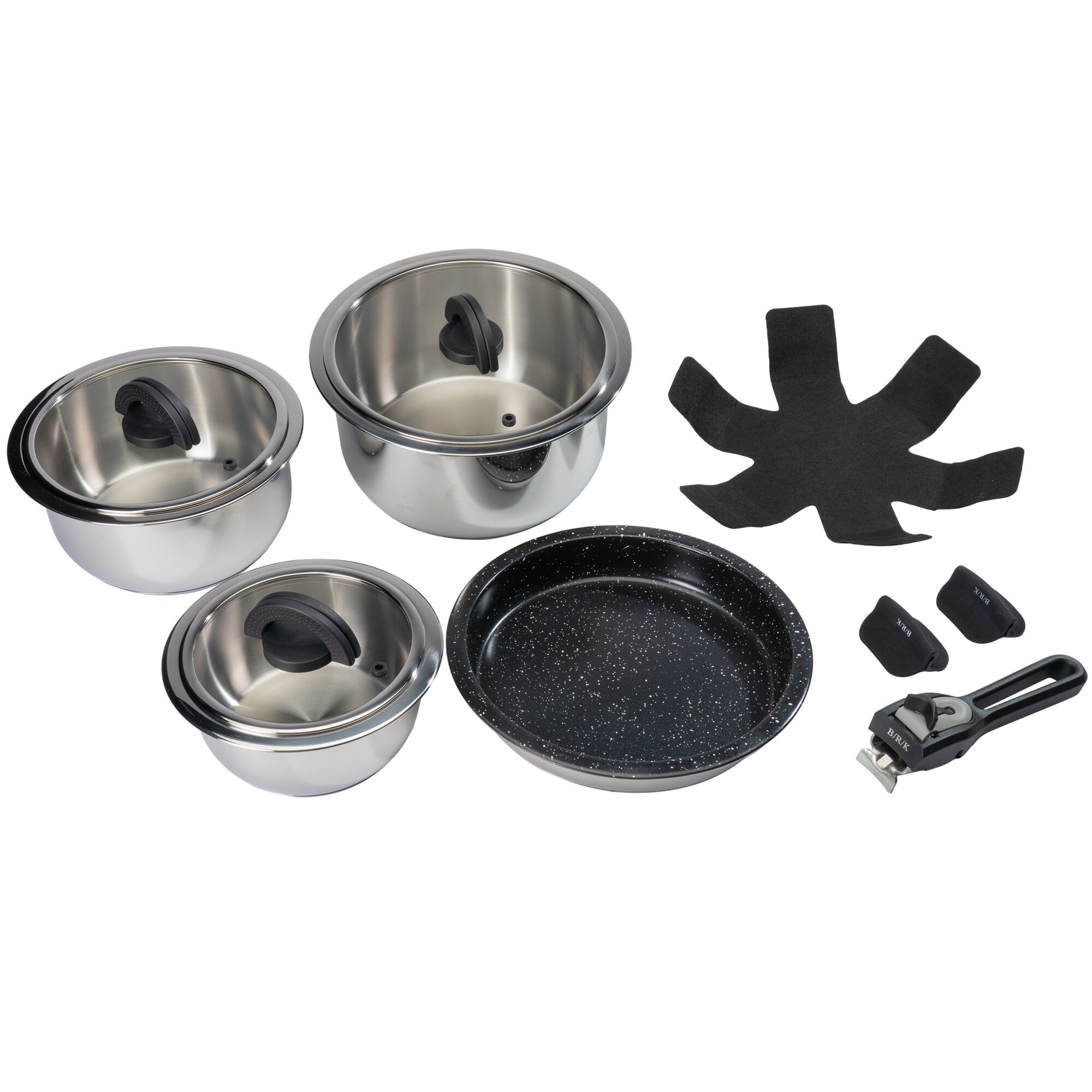 Kochset Click-On, 10 tlg.