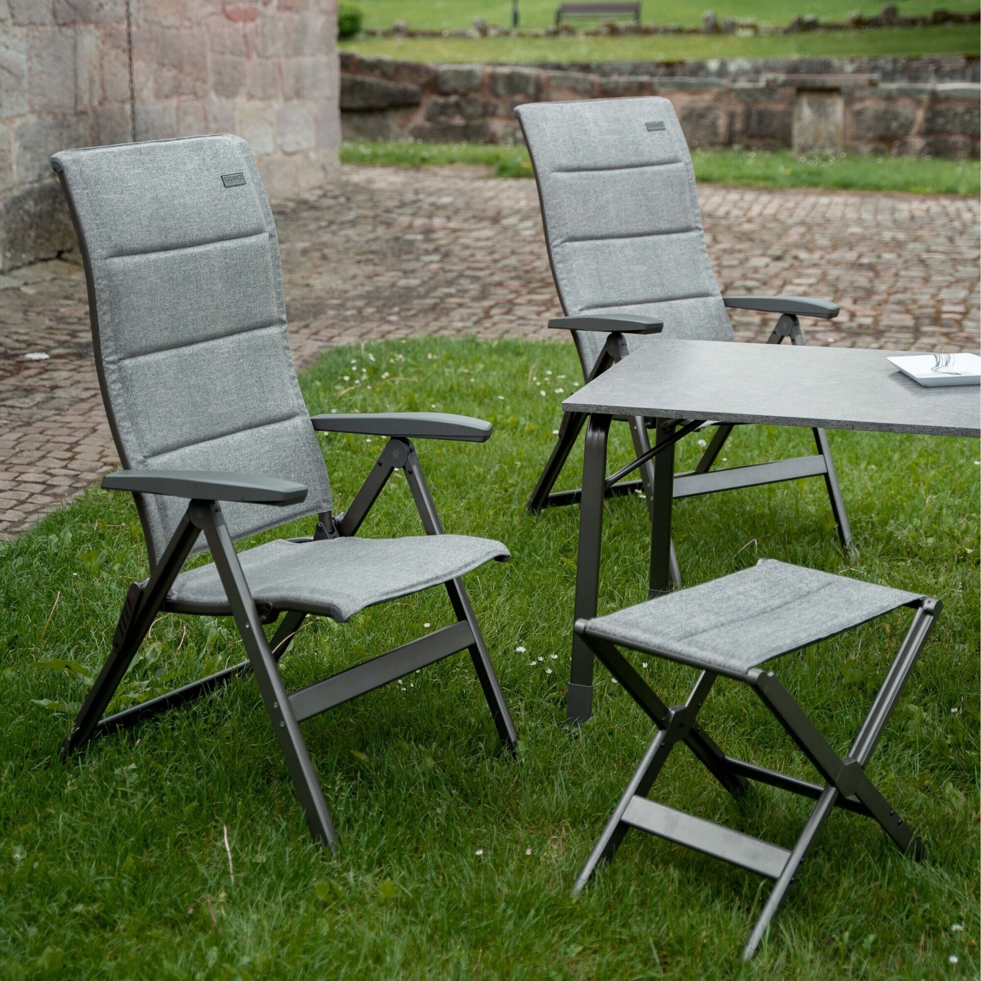 Campingstuhl Elegance SG, grau