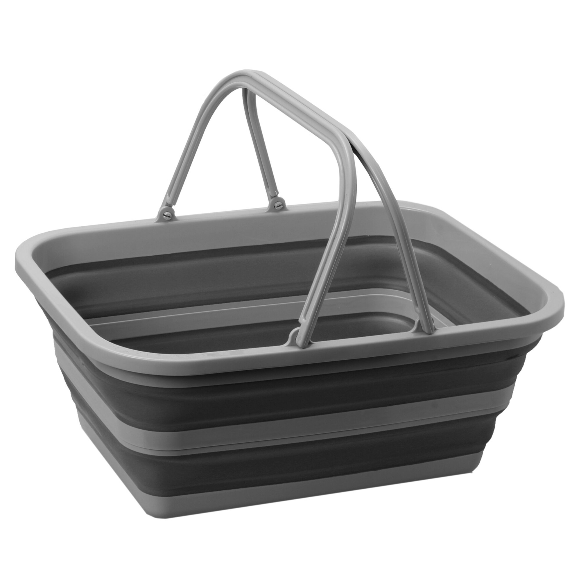 Faltbare Waschschüssel Holdall, grau