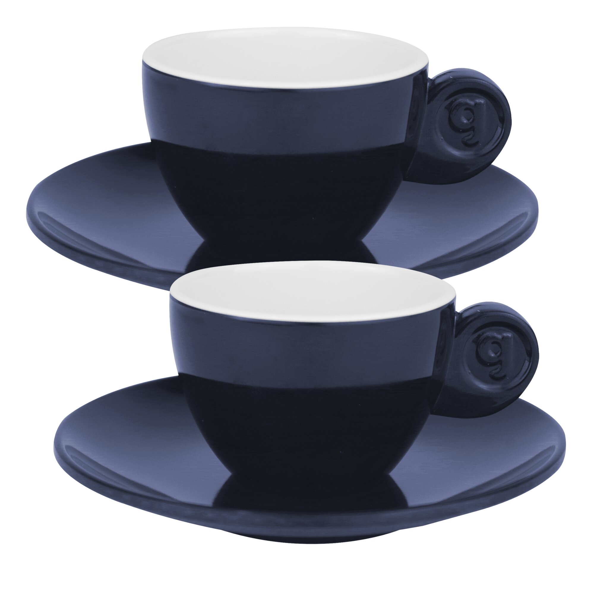Espressoset Solid Line, blau